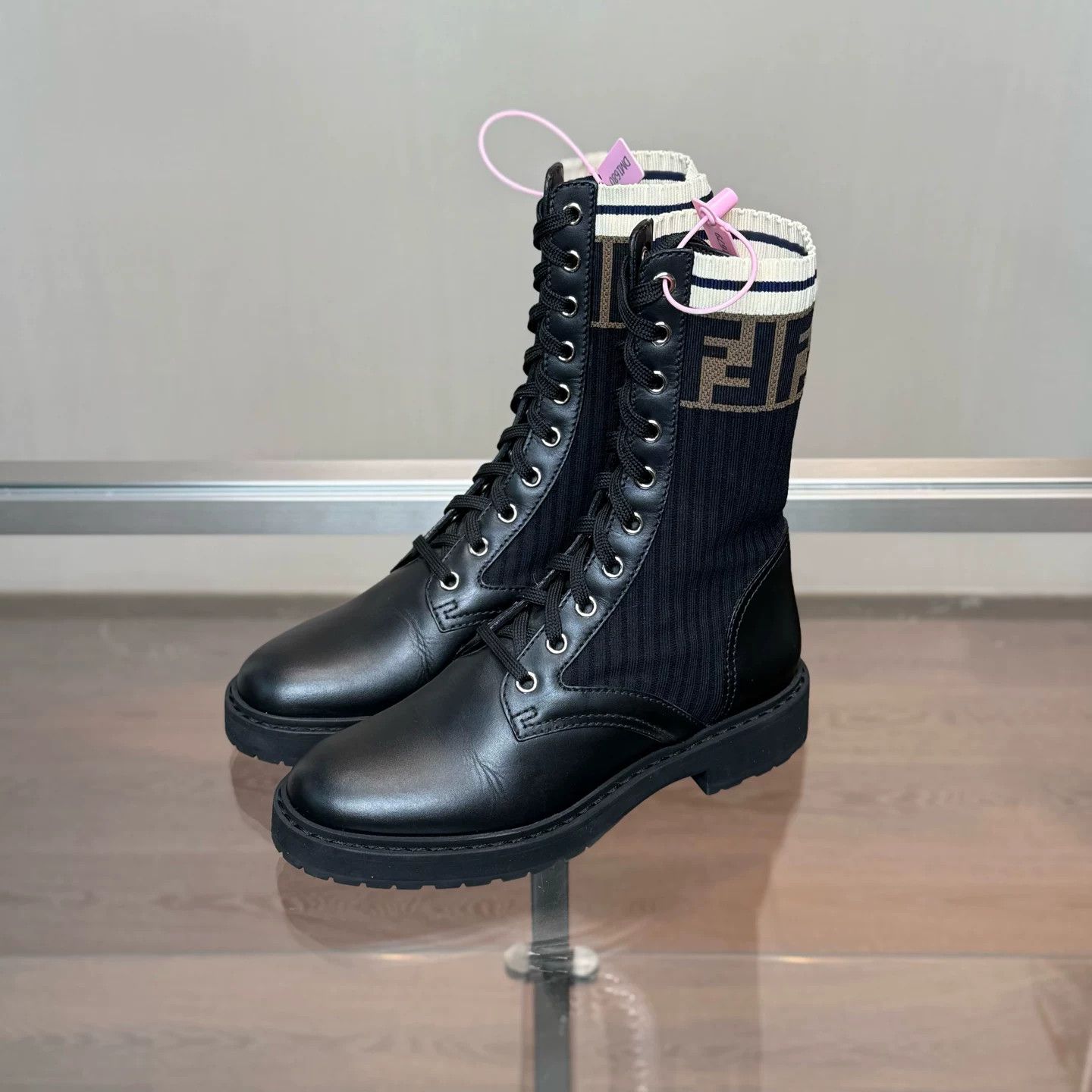 Fendi Fendi Monogram Martin Boots Size US 4 / IT 34 - 1 Thumbnail