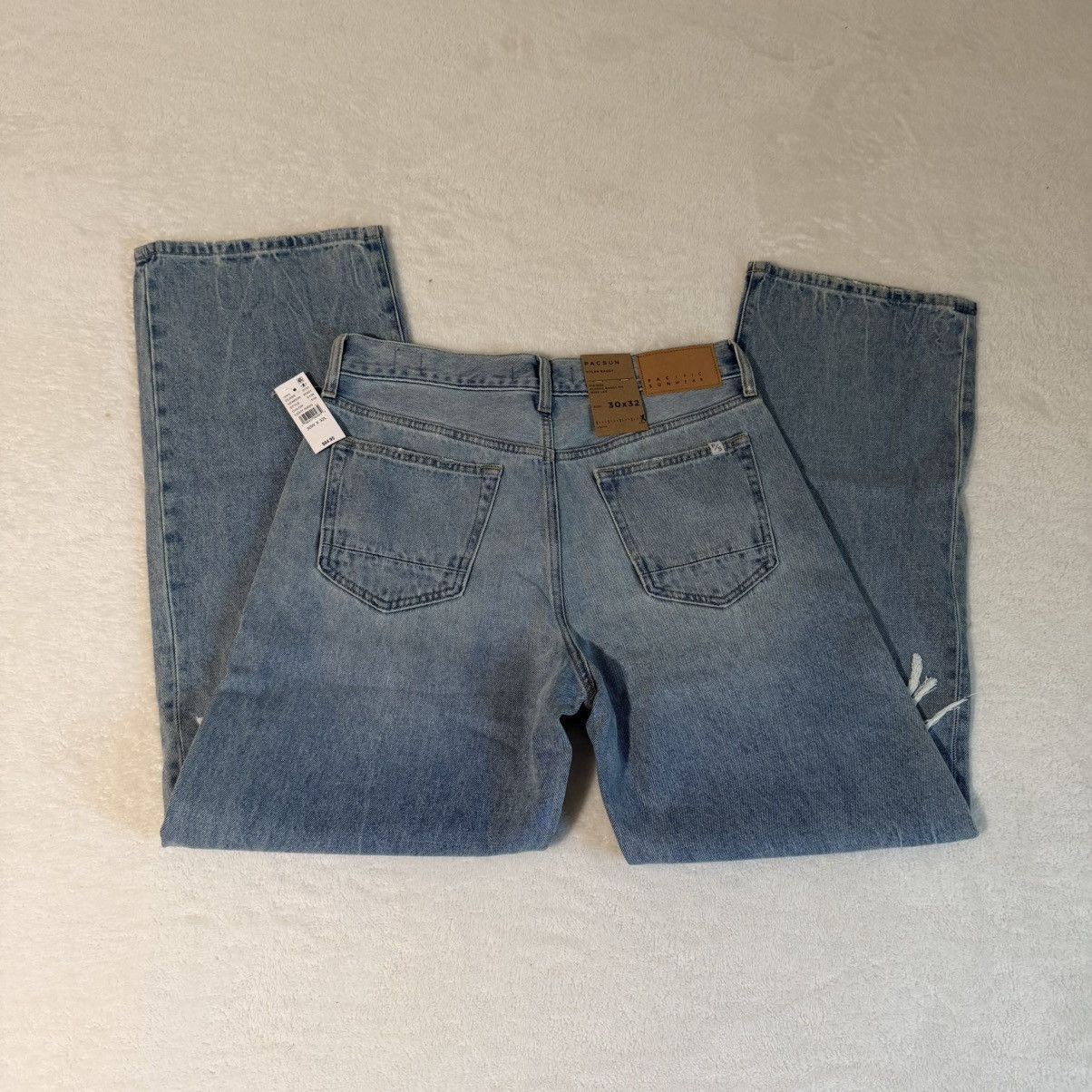 Pacsun Pacsun Baggy Distressed Light blue Jeans Size US 30 / EU 46 - 3 Thumbnail