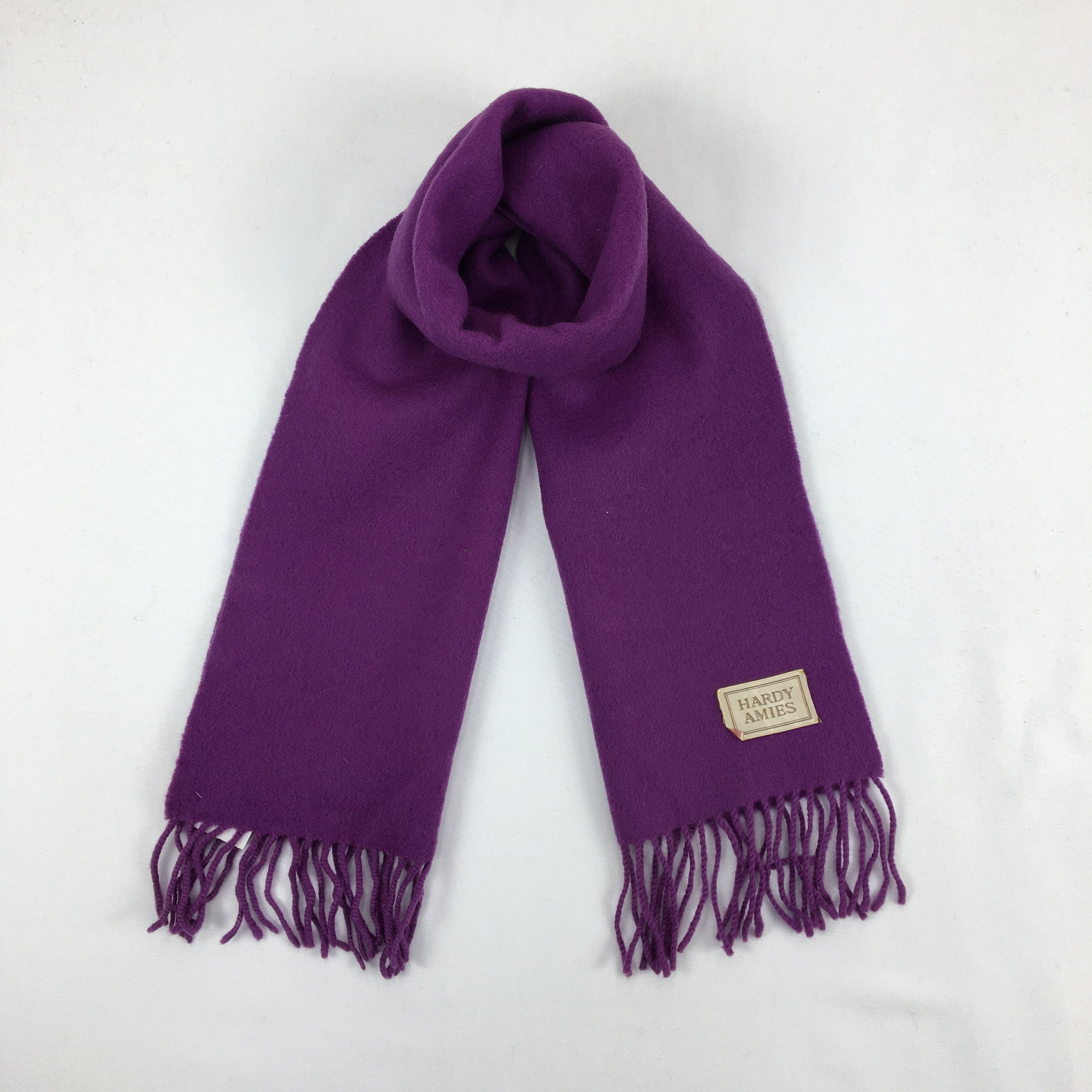 Hardy Amies × Vintage Vintage Hardy Amies Scarf Muffler Wool Cashmere Scarves Size ONE SIZE - 1 Thumbnail