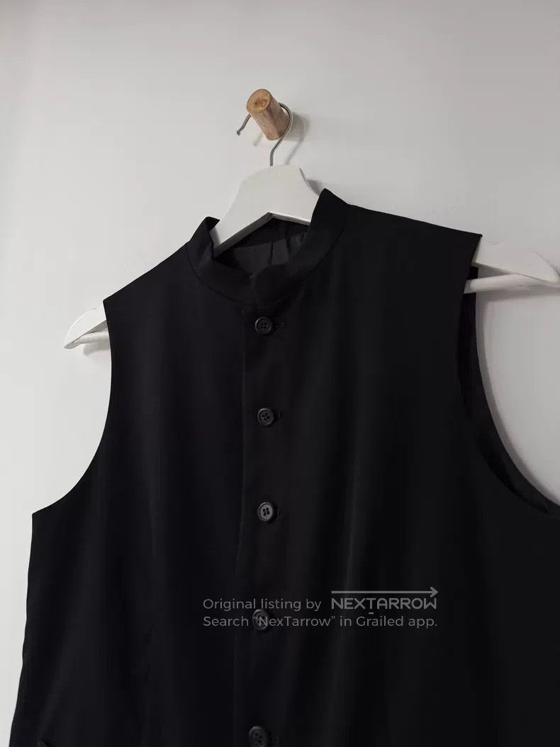 Yohji Yamamoto Yohji Yamamoto size os 2000AW Straight-Front Collar Vest Size US M / EU 48-50 / 2 - 3 Thumbnail