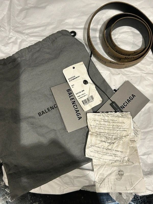 Balenciaga BALENCIAGA MONOGRAM BELT Size 32 - 5 Thumbnail