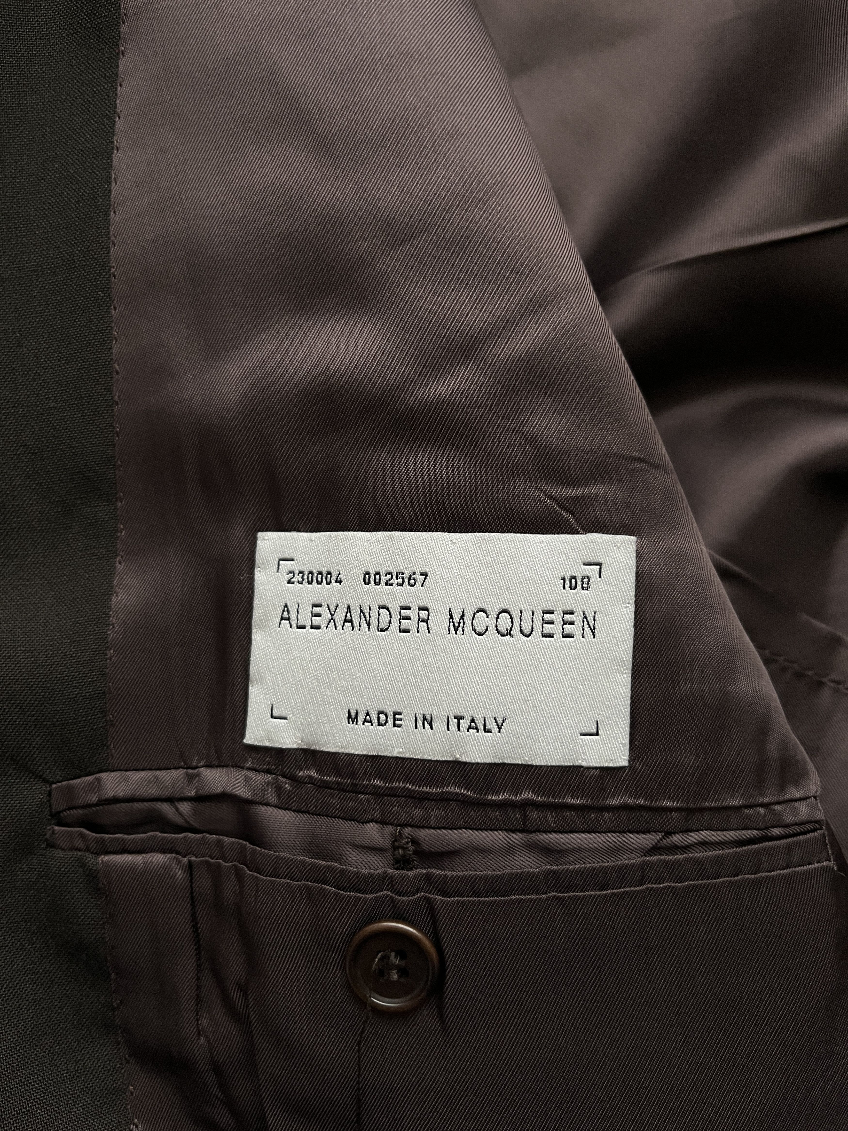 Alexander McQueen ⚡️QUICK SALE⚡️1996 Alexander McQueen Brown Blazer Jacket Size US M / EU 48-50 / 2 - 3 Thumbnail