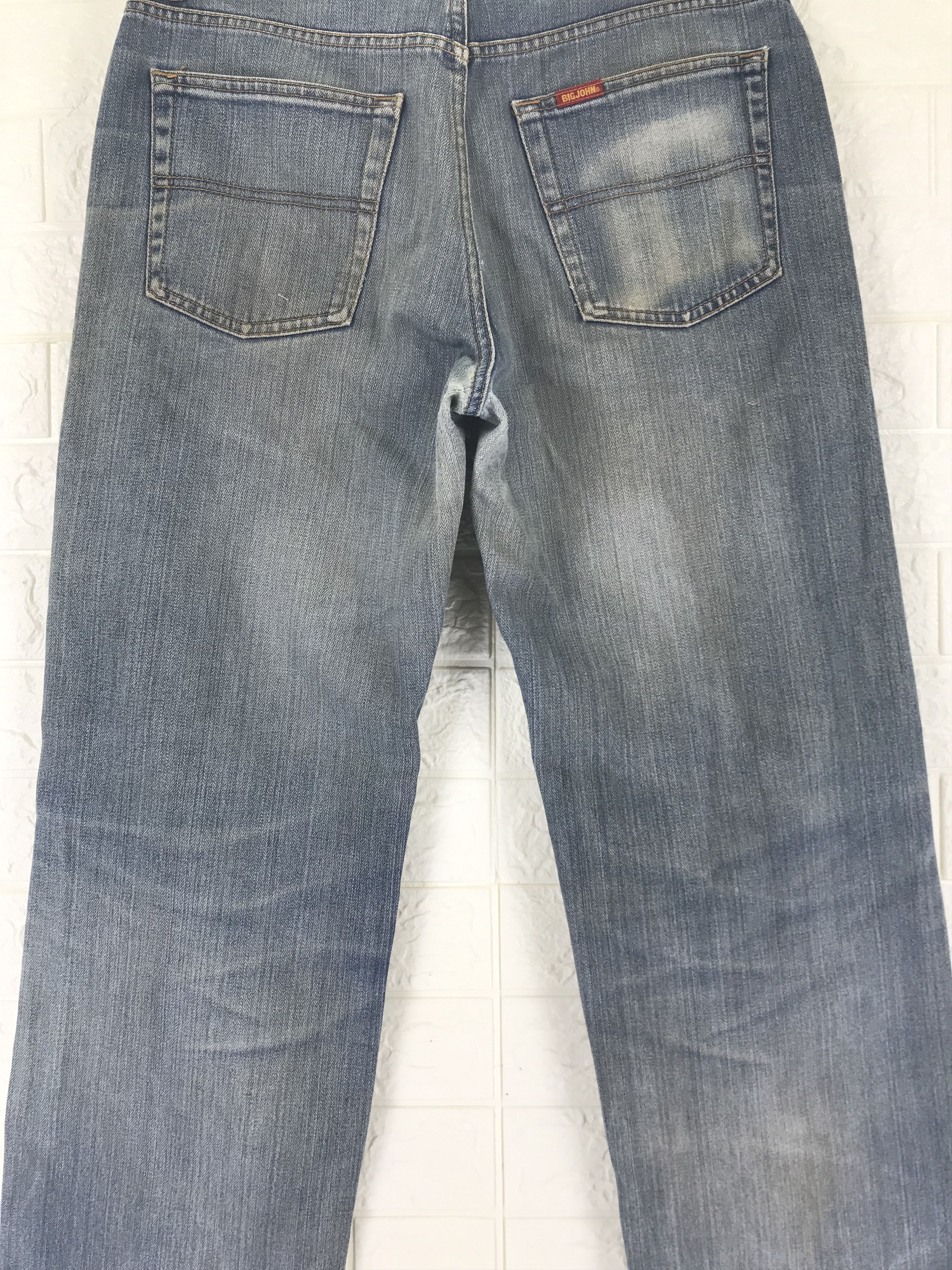 Big John Vintage Big John Faded Blue Jeans Distressed Denim Size US 32 / EU 48 - 7 Thumbnail
