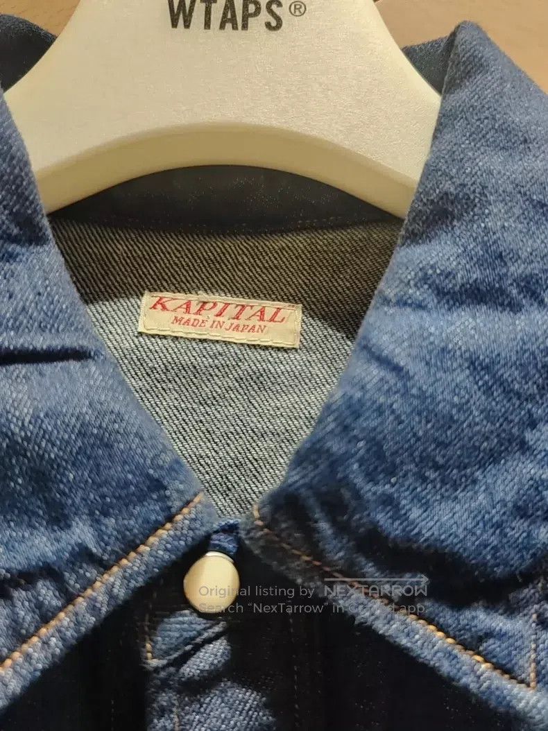 Kapital Kapital Stitching, tassel, denim shirt Size US L / EU 52-54 / 3 - 2 Thumbnail