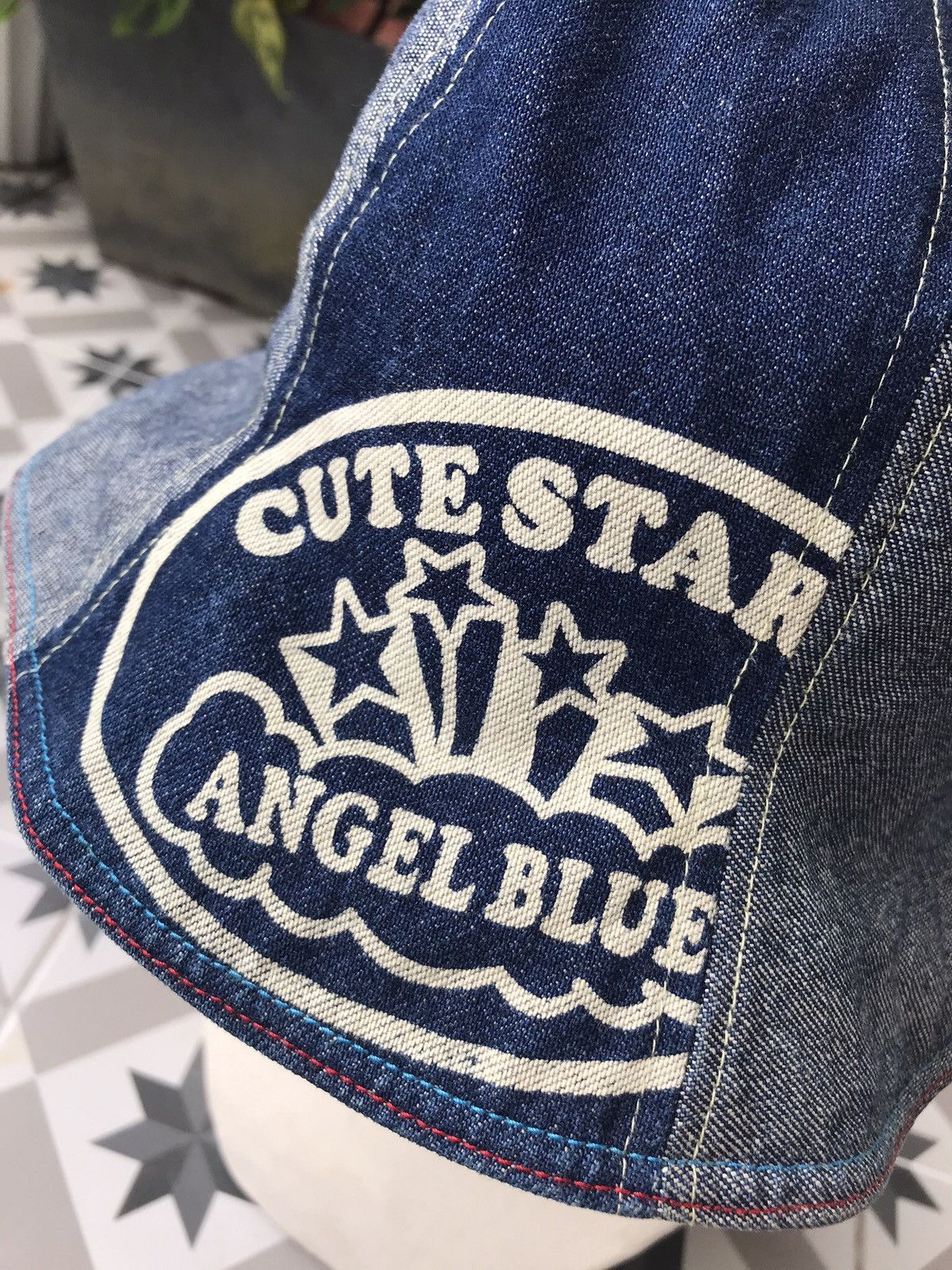 Angel Blue × Hysteric Glamour × Japanese Brand ANGEL BLUE PATCHWORKS CAP HAT BY HYSTERIC GLAMOUR 🇯🇵 Size ONE SIZE - 13 Thumbnail