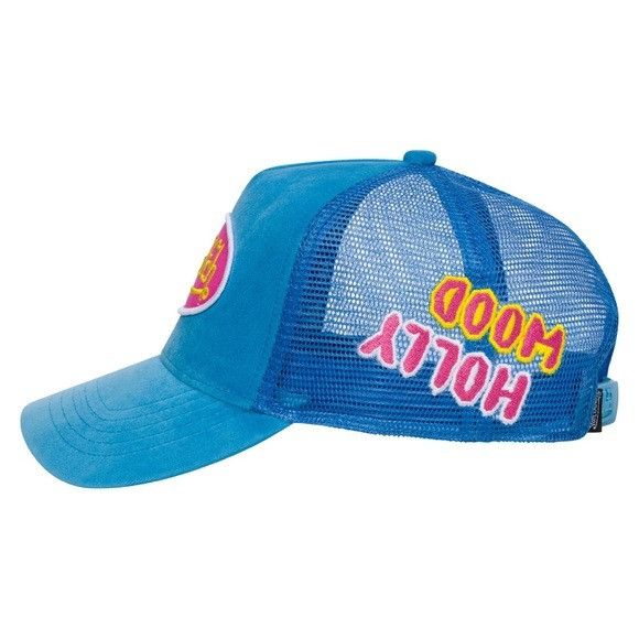 Designer × Von Dutch NWT VON DUTCH BLUE HOLLYWOOD VELVET TRUCKER HAT Size ONE SIZE - 2 Thumbnail