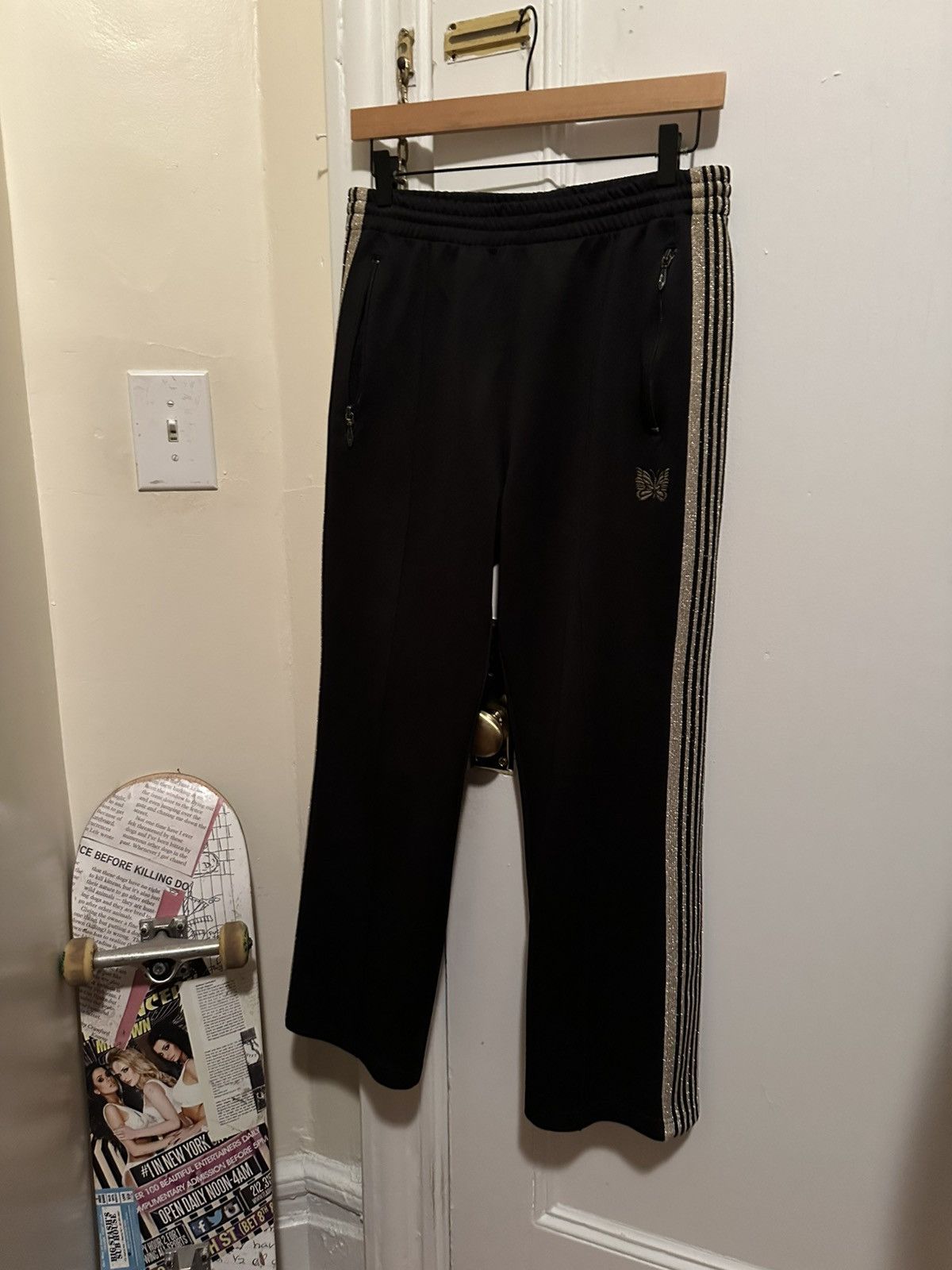 Needles Needles Gold/Black sweatpants Size US 30 / EU 46 - 1 Thumbnail