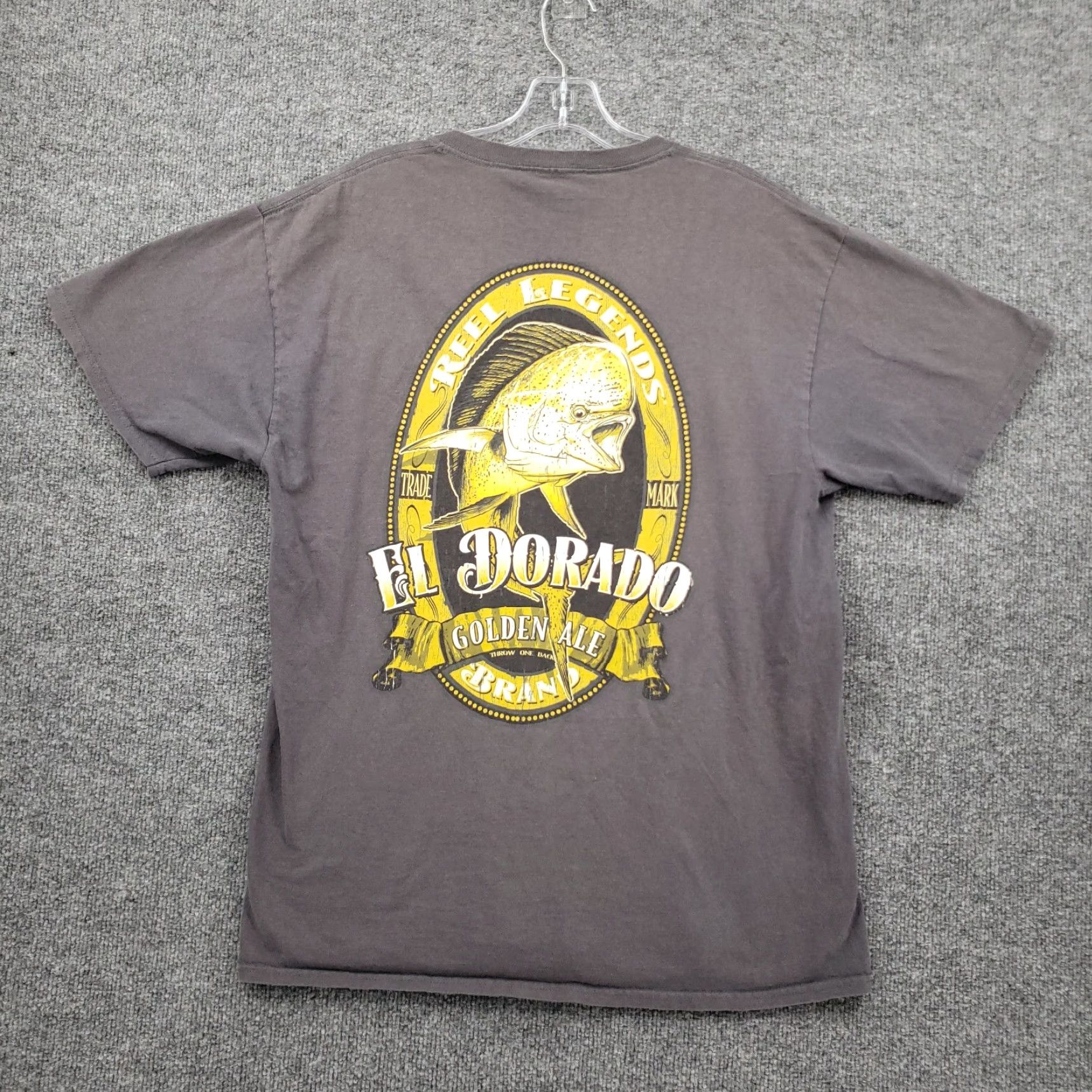 Vintage Reel Legends T-Shirt Men L Black Short Sleeve Logo Fish Outdoor 90s (Old?) No Size US L / EU 52-54 / 3 - 2 Thumbnail