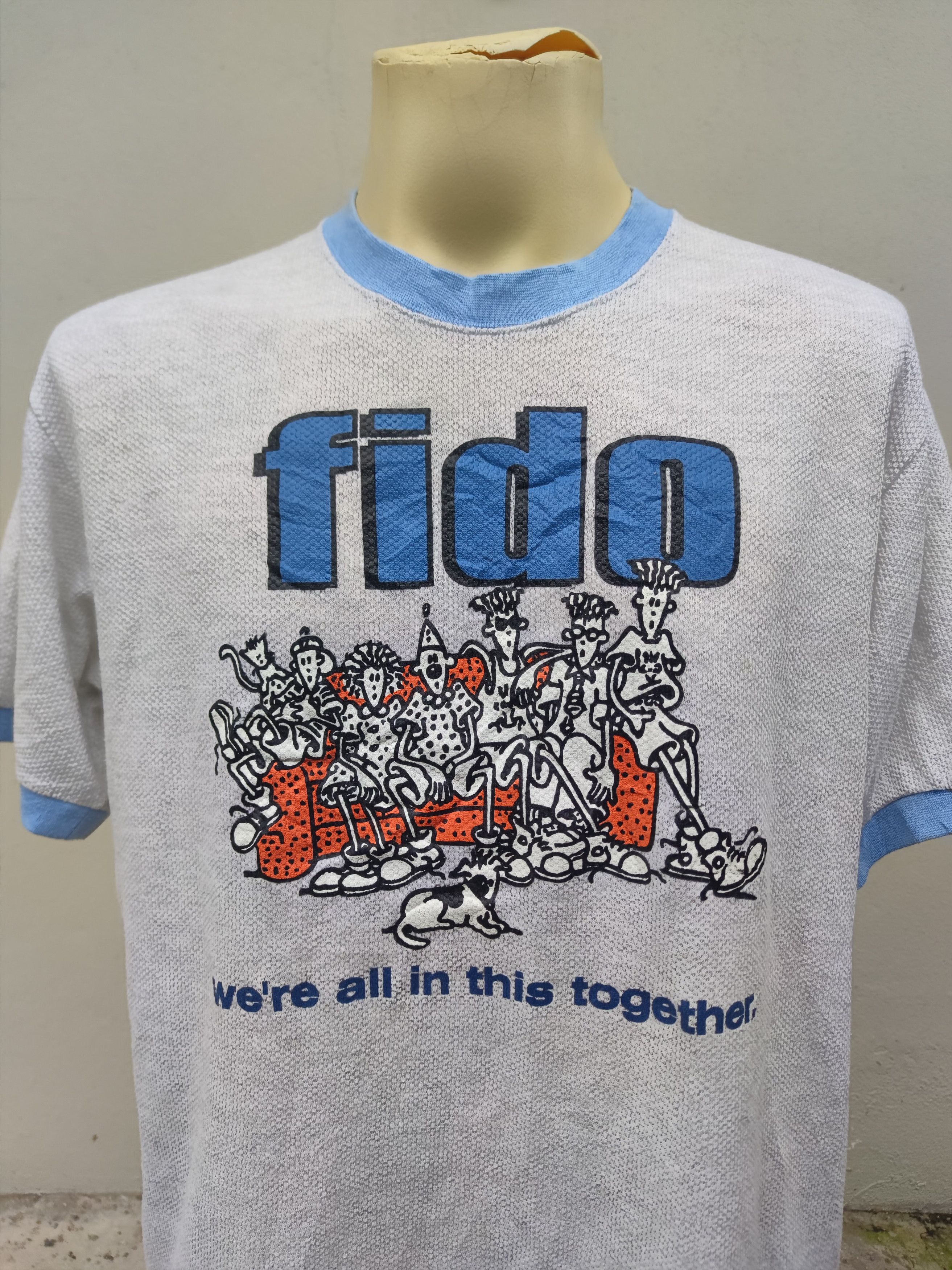 Vintage Vintage FIDO DIDO T Shirt Size US L / EU 52-54 / 3 - 4 Thumbnail