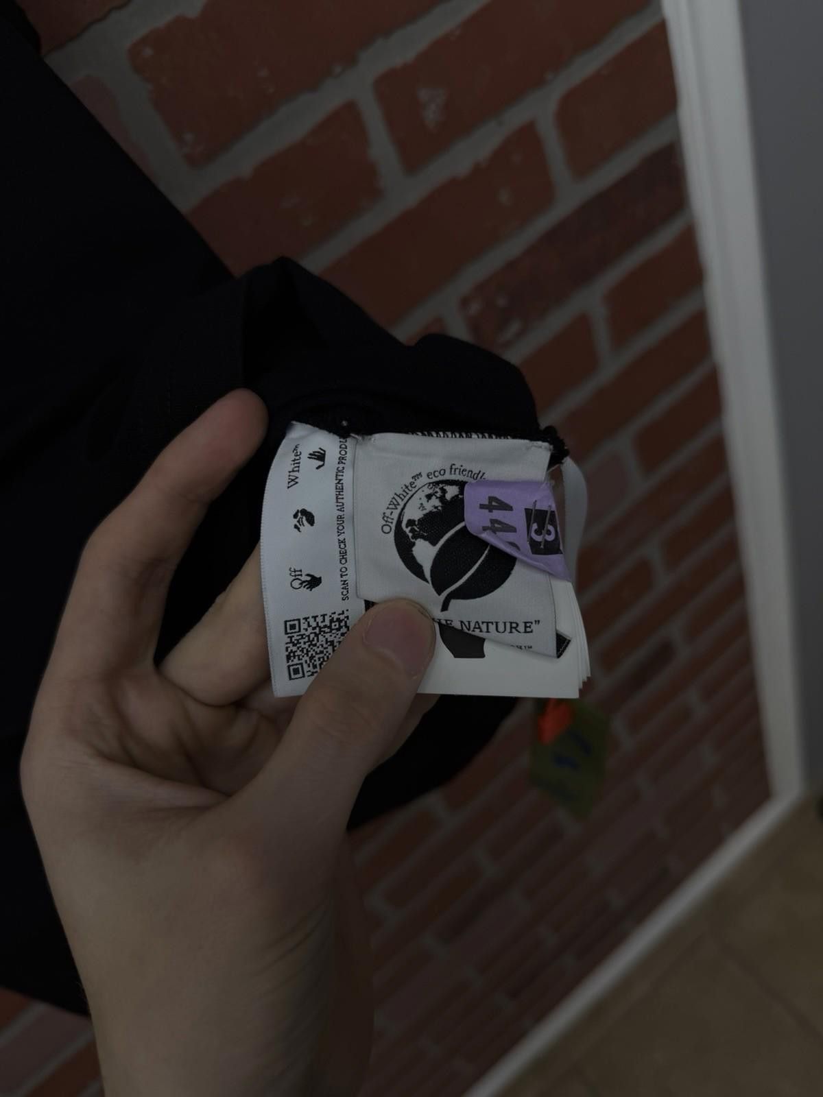 Off-White Off-White 'Colorful Back Logo' Black/Pink T-Shirt (USED) XS Size US XS / EU 42 / 0 - 11 Thumbnail