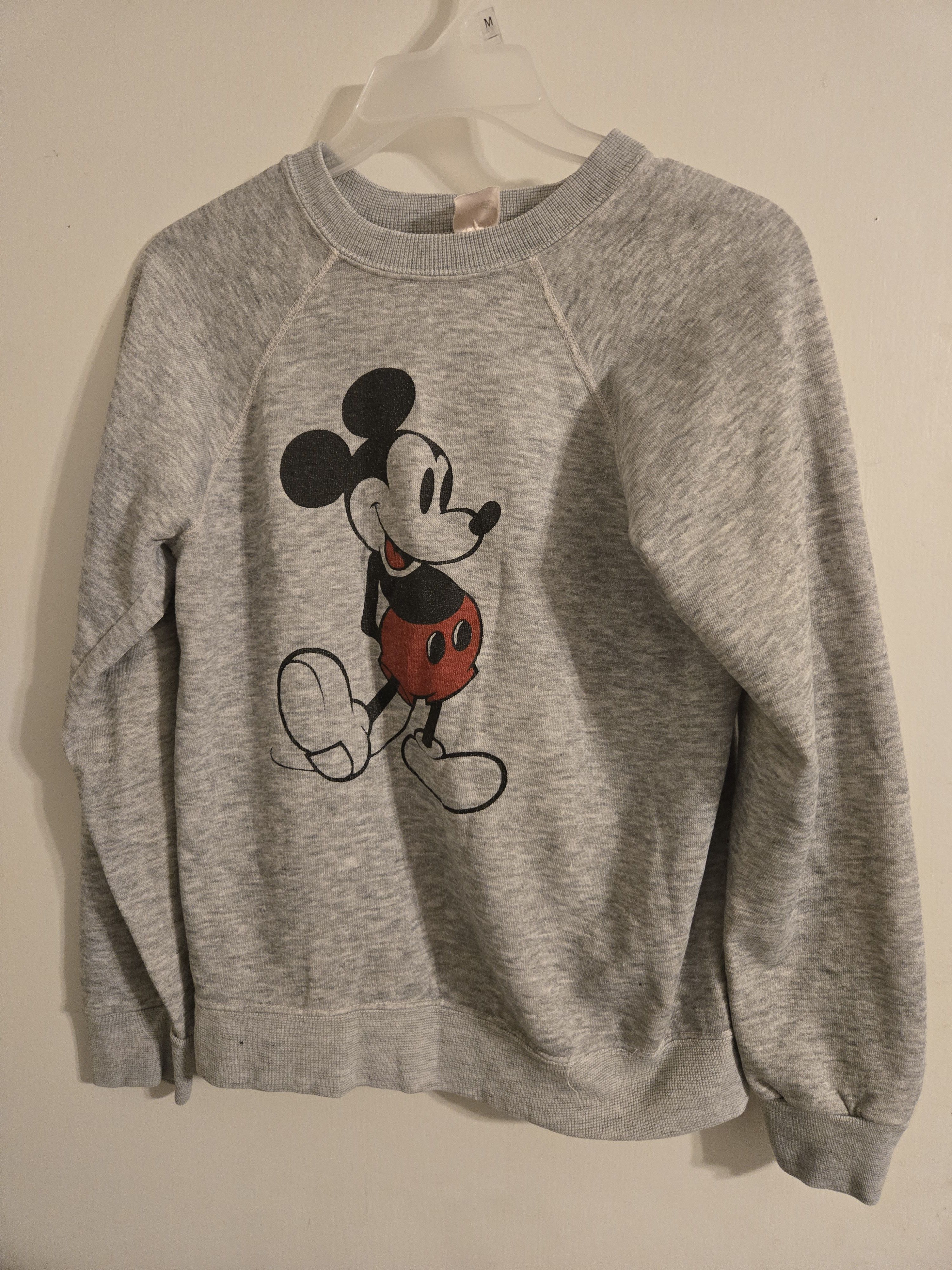 Disney Vintage Mickey Mouse Logo Sweatshirt Size US S / EU 44-46 / 1 - 1 Thumbnail