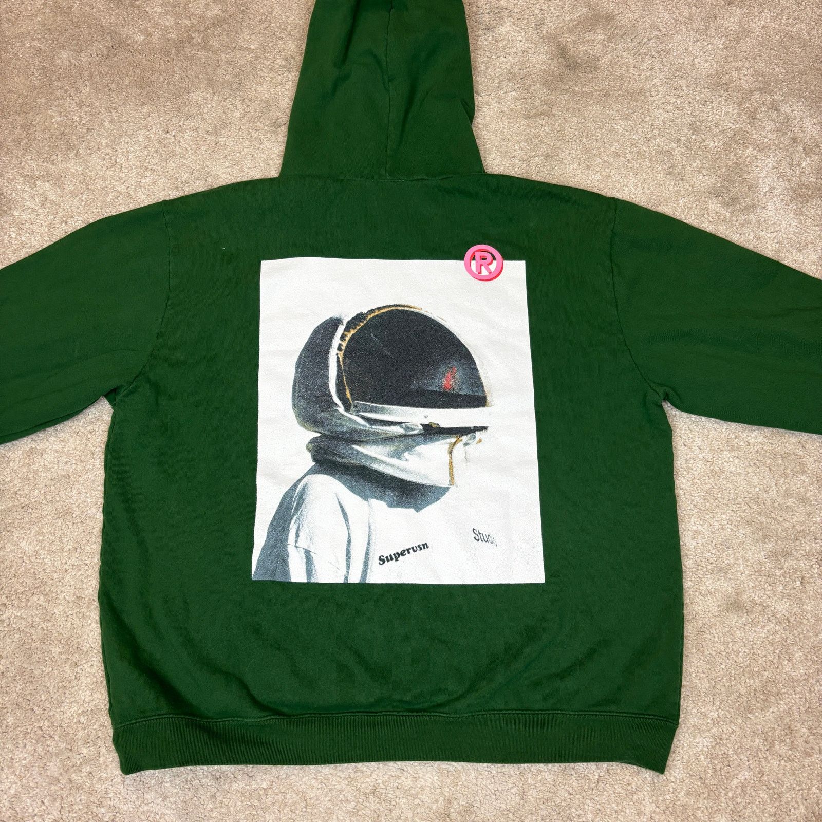 Other Supervsn Studios Spaceman Green Hoodie Men's XL Rare Size US XL / EU 56 / 4 - 2 Thumbnail