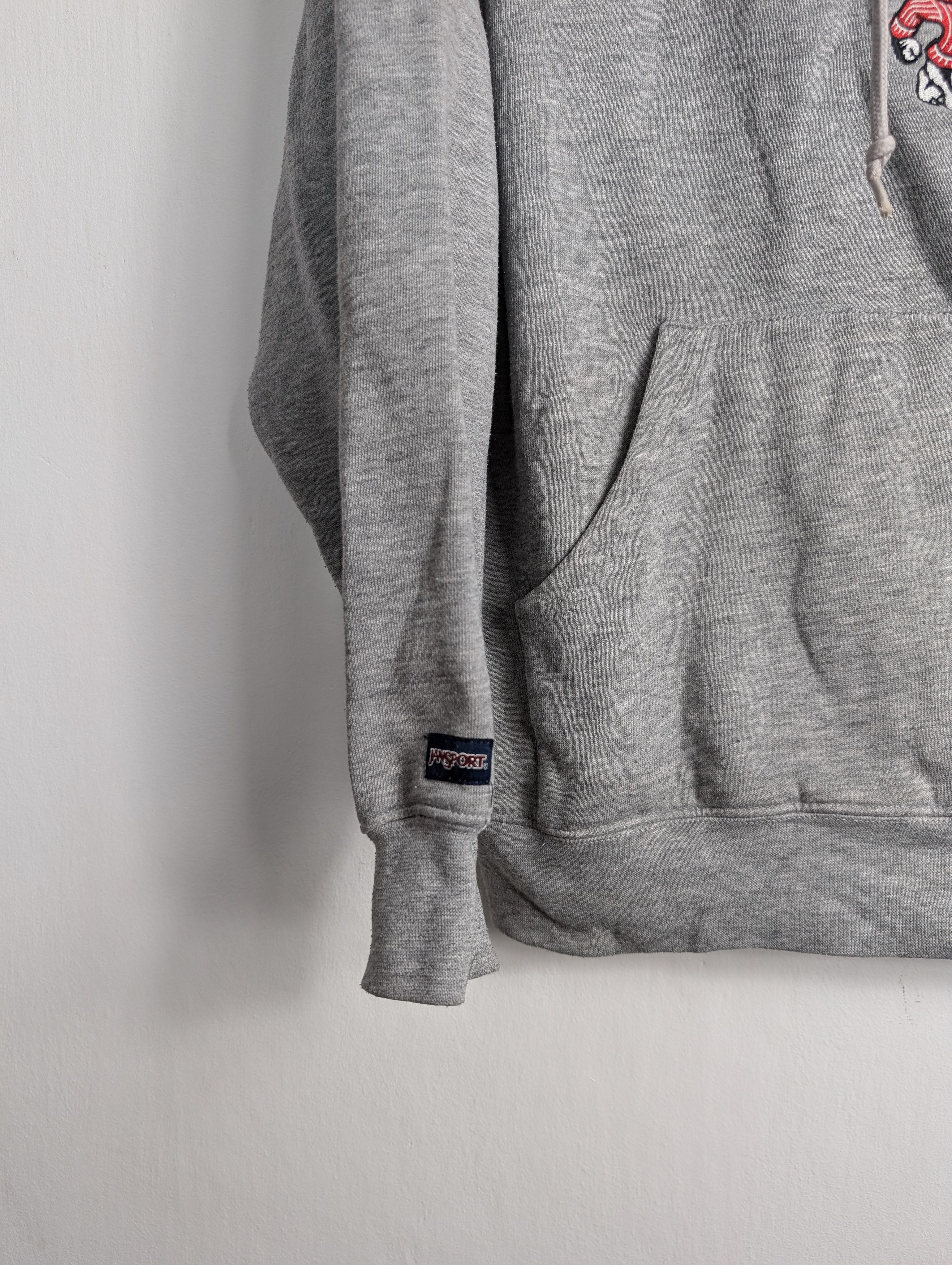 Jansport JanSport Wisconsin University Hoodie Grey Baggy Retro NCAA Size US M / EU 48-50 / 2 - 4 Thumbnail
