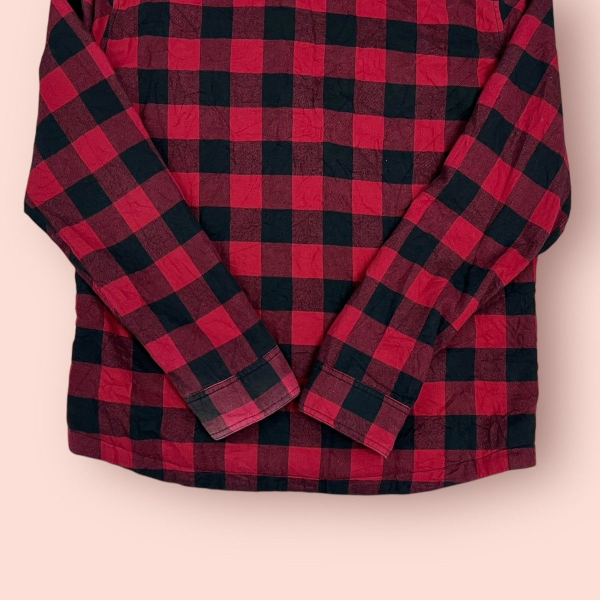 Flannel × Jun Takahashi × Uniqlo VINTAGE UNIQLO DOUBLE CHEST POCKET FLEECE LINING FLANNEL Size US L / EU 52-54 / 3 - 19 Thumbnail