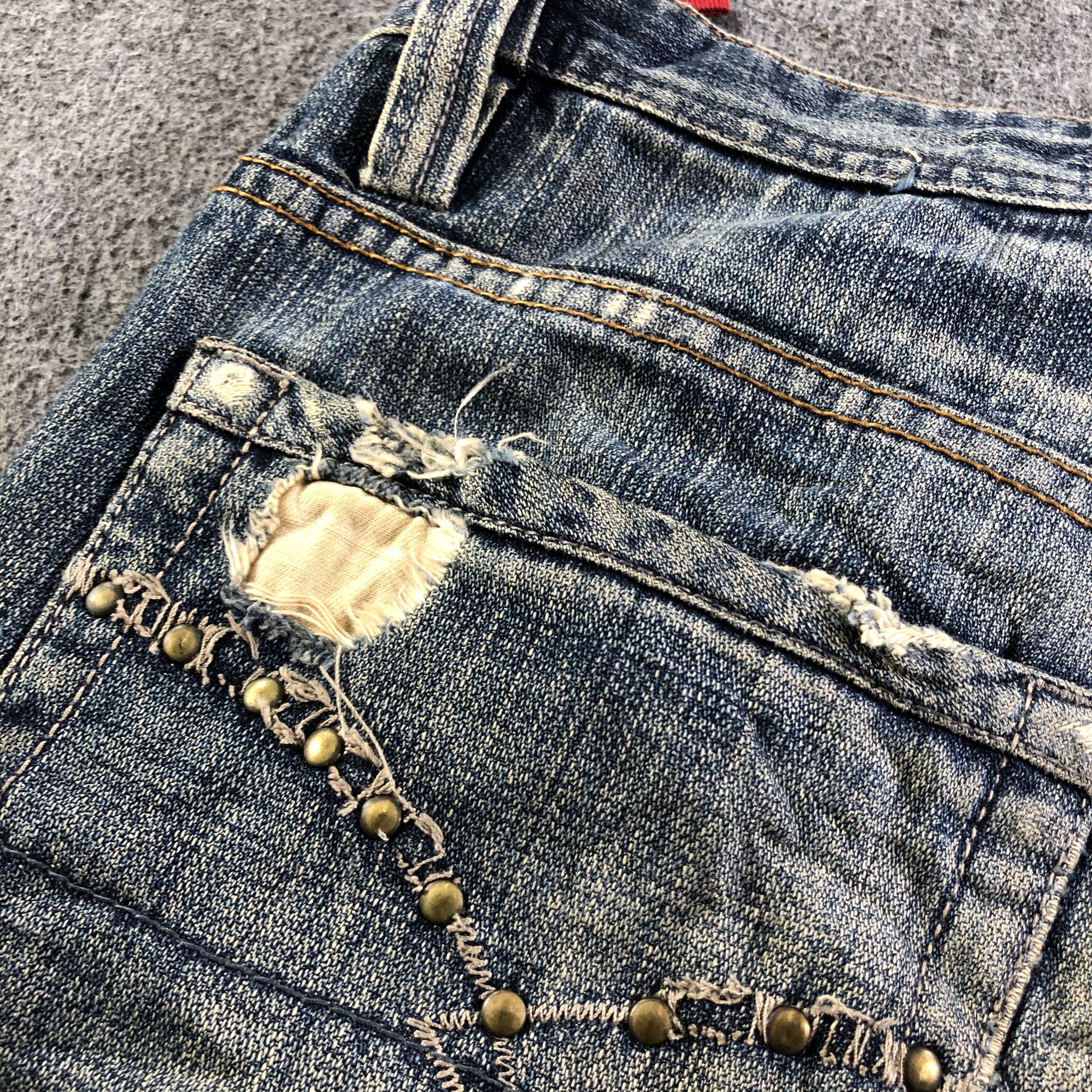 Vintage Vintage Flash Report Jeans-J3878 Size US 35 - 8 Thumbnail