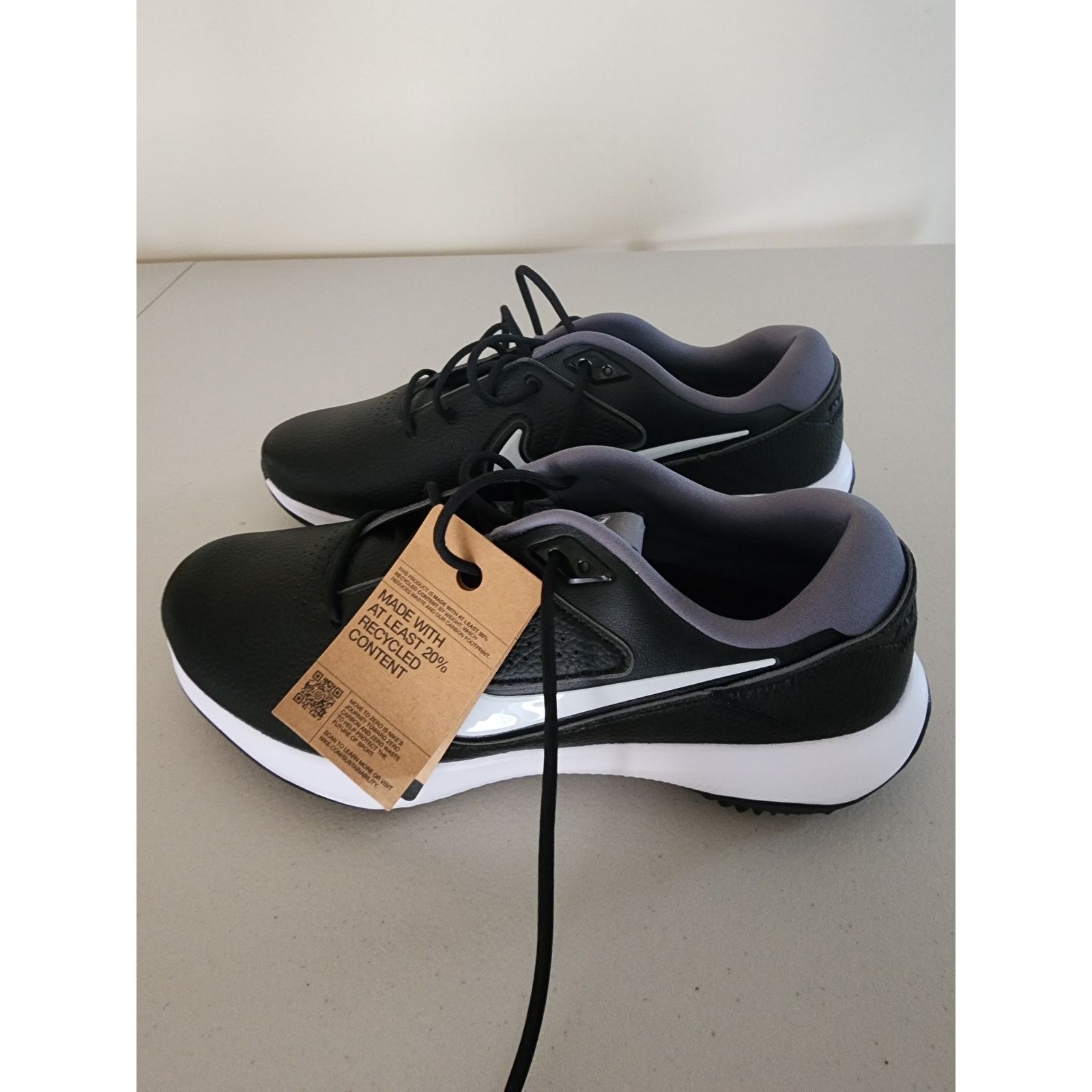 Nike Nike Air Zoom Victory Tour 3 Mens Golf Shoes 14 Black/White Size US 11 / EU 44 - 2 Thumbnail