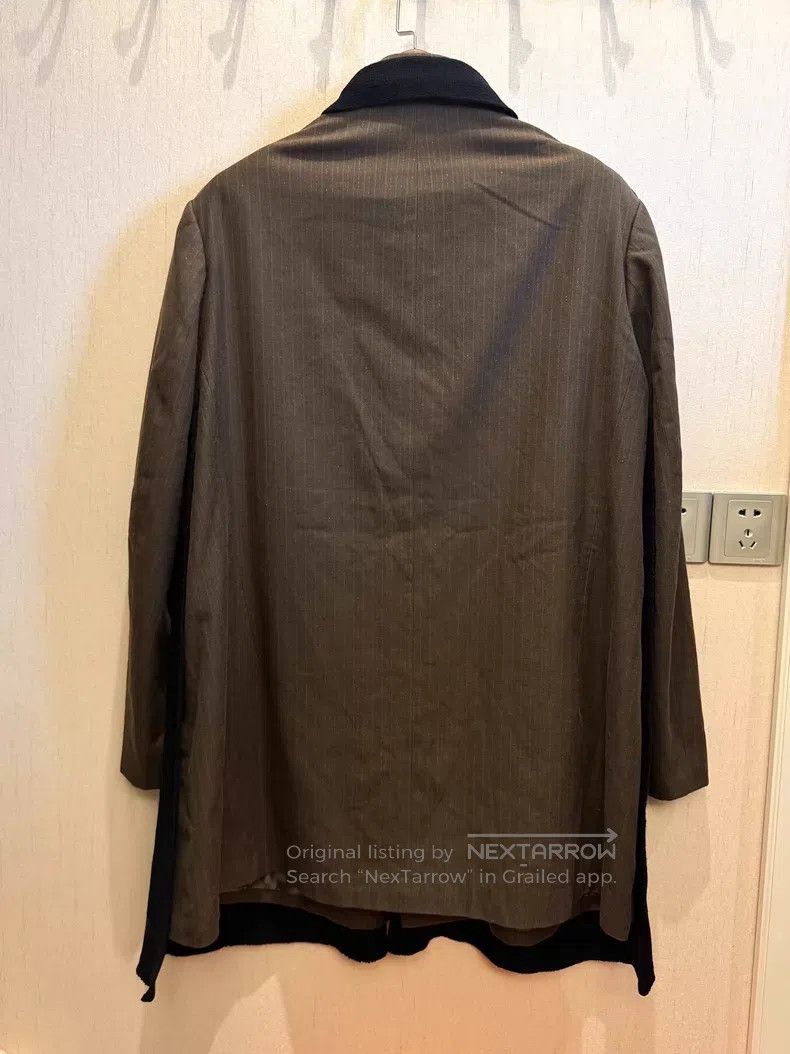 Yohji Yamamoto Yohji Yamamoto size m 96AW double knit silver-thread long b Size 36R - 3 Thumbnail