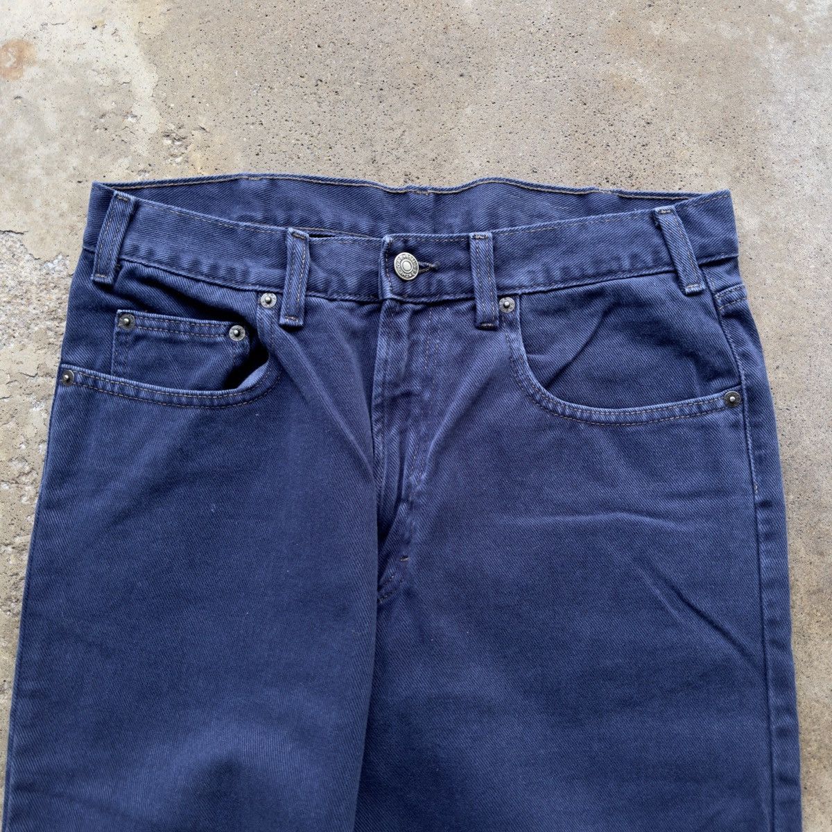 Gap VINTAGE GAP DARK BLUE DENIM SKATER JEANS 31x32 Size US 31 - 4 Thumbnail