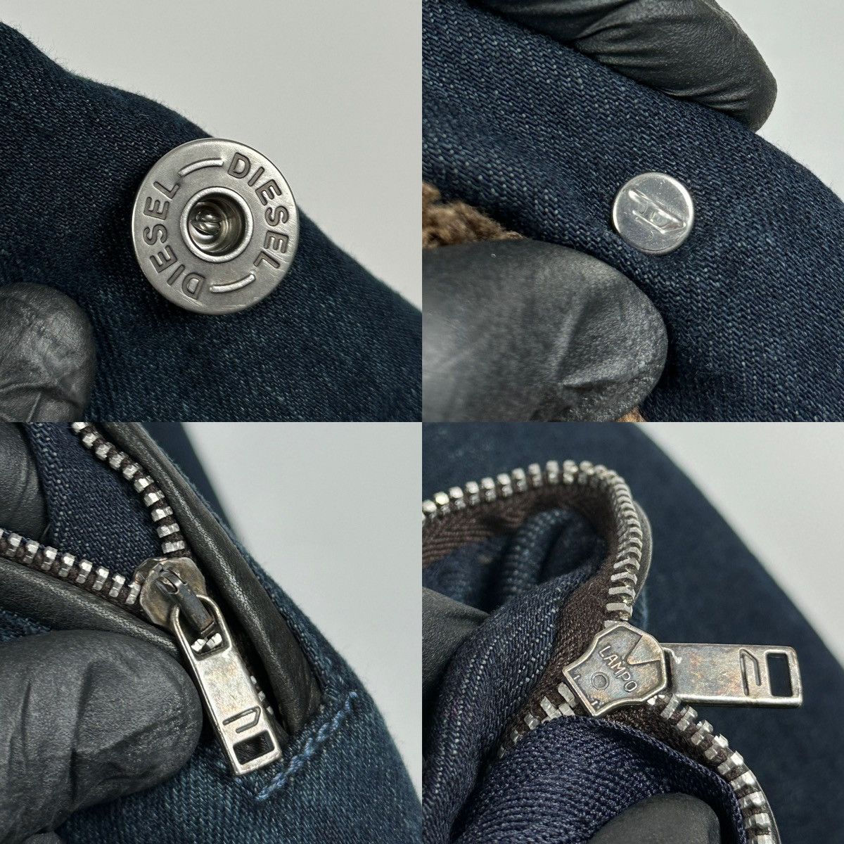 Diesel Vintage Diesel Denim Double Breasted Sherpa Coat Jacket Size US L / EU 52-54 / 3 - 24 Thumbnail