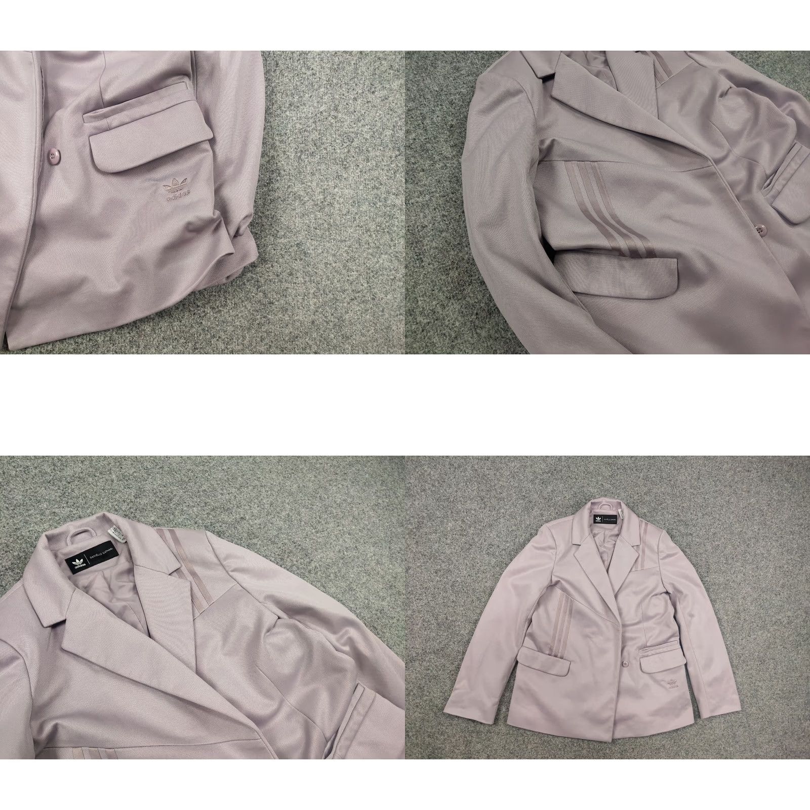 Adidas Adidas Danielle Cathari Limited edition lavender asymmetric Blazer jacket Size M / US 6-8 / IT 42-44 - 8 Thumbnail