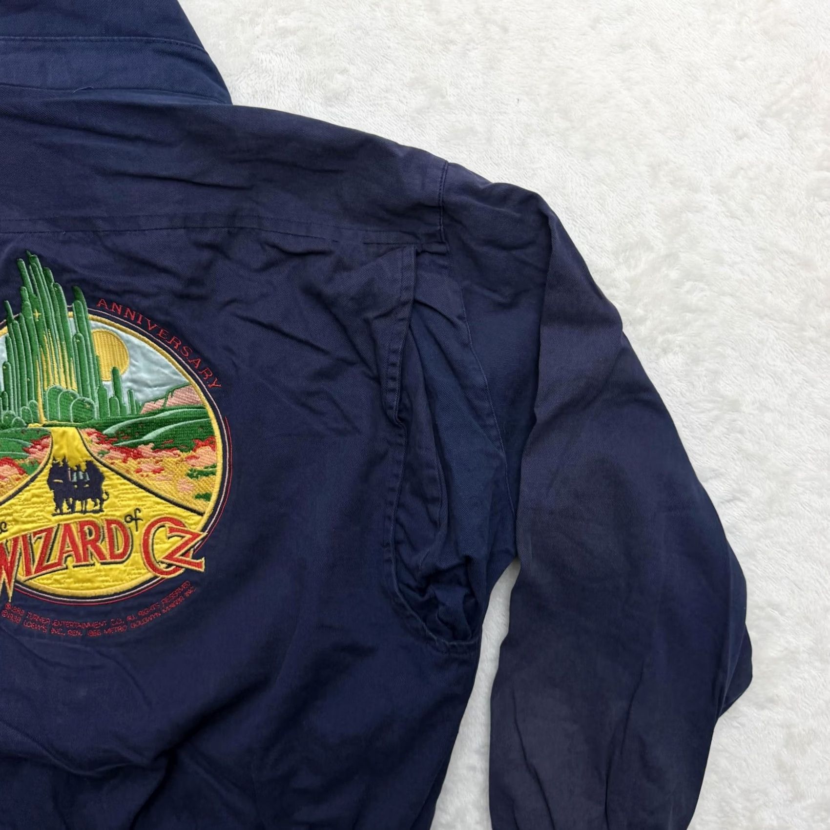 Vintage VINTAGE High Five Wizard Of Oz Jacket Mens S Blue Bomber Embroidered 50th Size US S / EU 44-46 / 1 - 3 Thumbnail