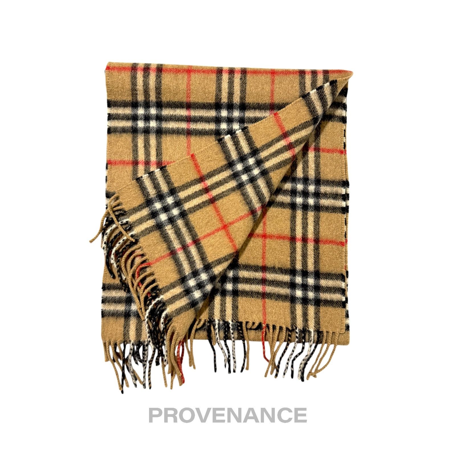 Burberry 🔴 Burberry Scarf - Nova Check Cashmere Size ONE SIZE - 2 Thumbnail