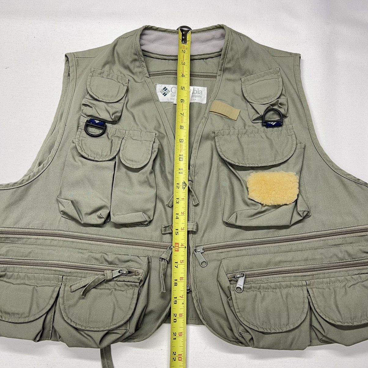 Columbia × Vintage VTG Columbia Fishing Vest Green PFG Pocket Outdoor Hunting Size US XL / EU 56 / 4 - 18 Thumbnail