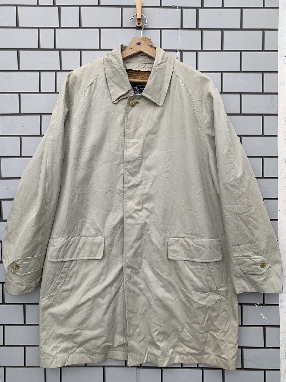 Burberry × Burberry Prorsum × Vintage Vintage Burberrys Nova Check Trench Coat Jacket Size US L / EU 52-54 / 3 - 2 Thumbnail