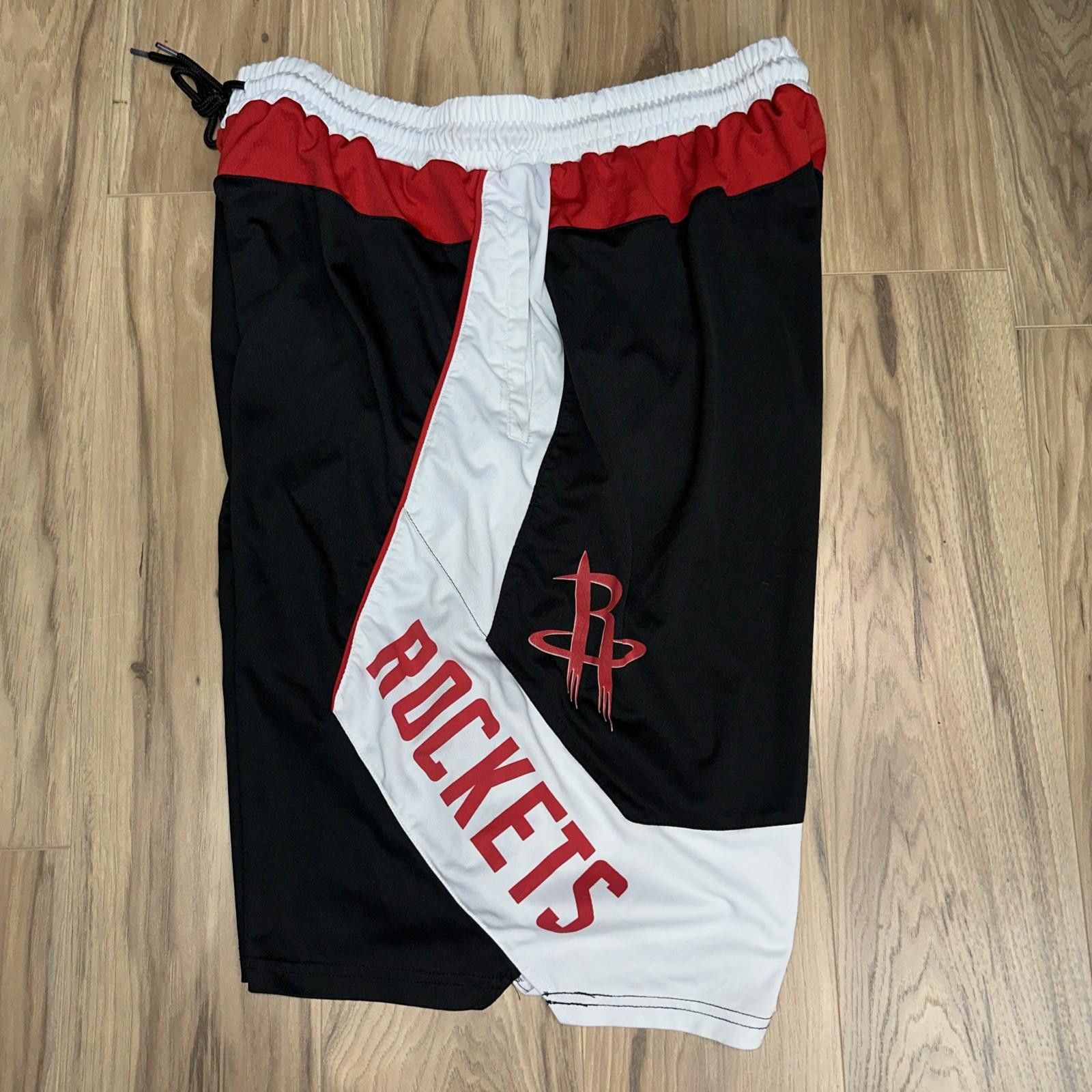 Other NBA Red Black White Team Issued Houston Rockets Shorts XL Size ONE SIZE - 4 Thumbnail