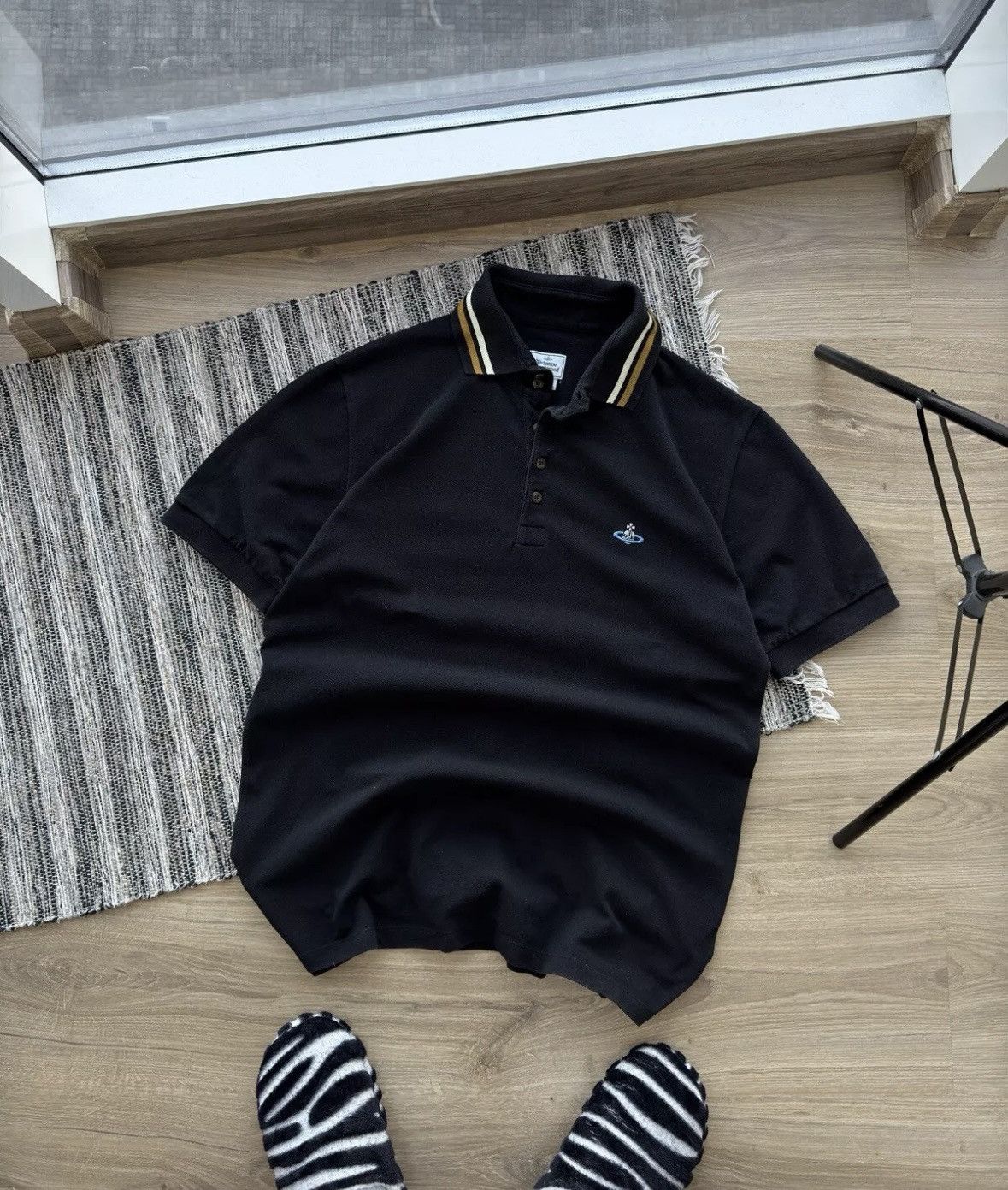 Other Vivienne Westwood Vintage classic Polo black Tee Size US XL / EU 56 / 4 - 1 Thumbnail