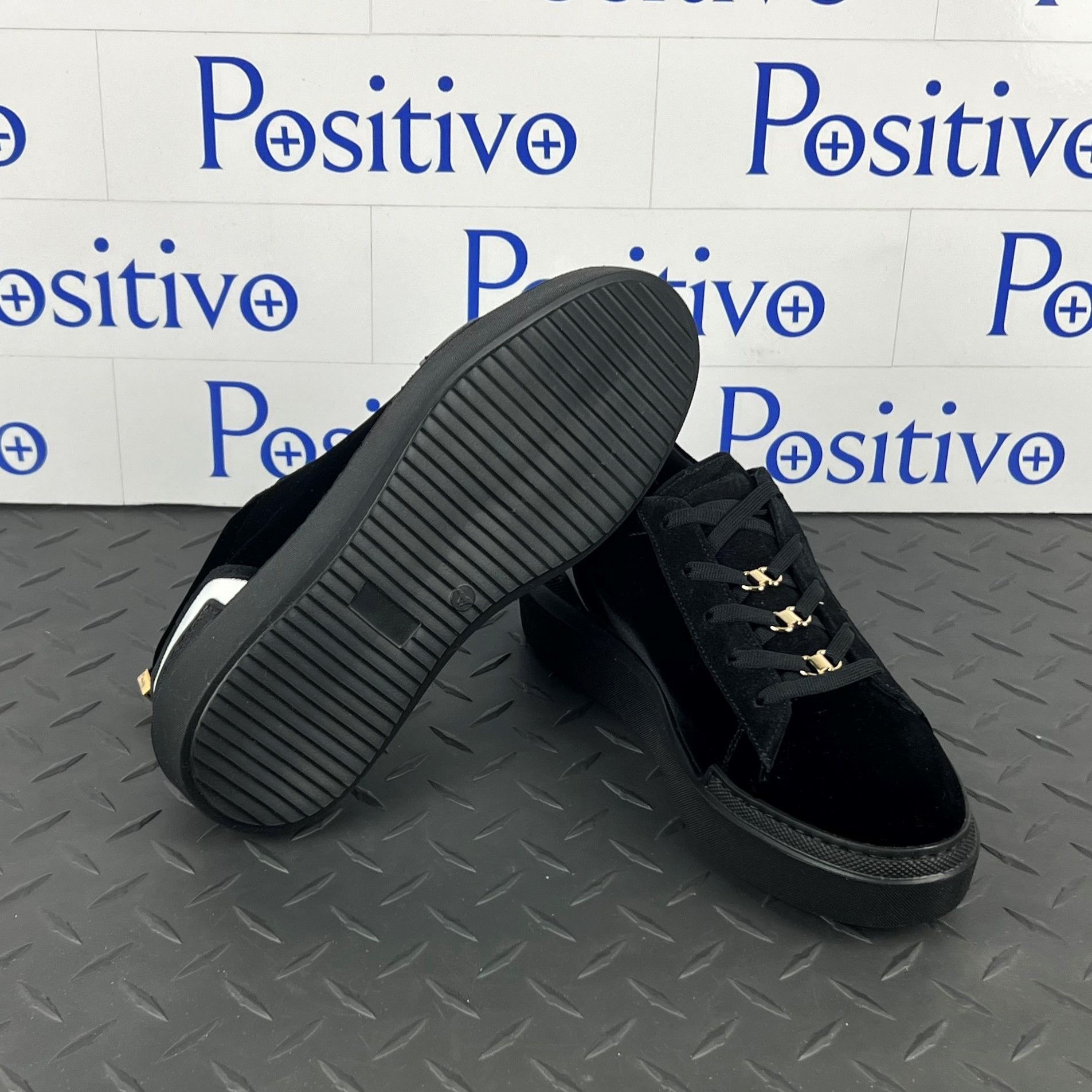 Buscemi Buscemi Ninna Velvet Black Leather Sneakers US 7 Size US 7 / IT 37 - 5 Thumbnail