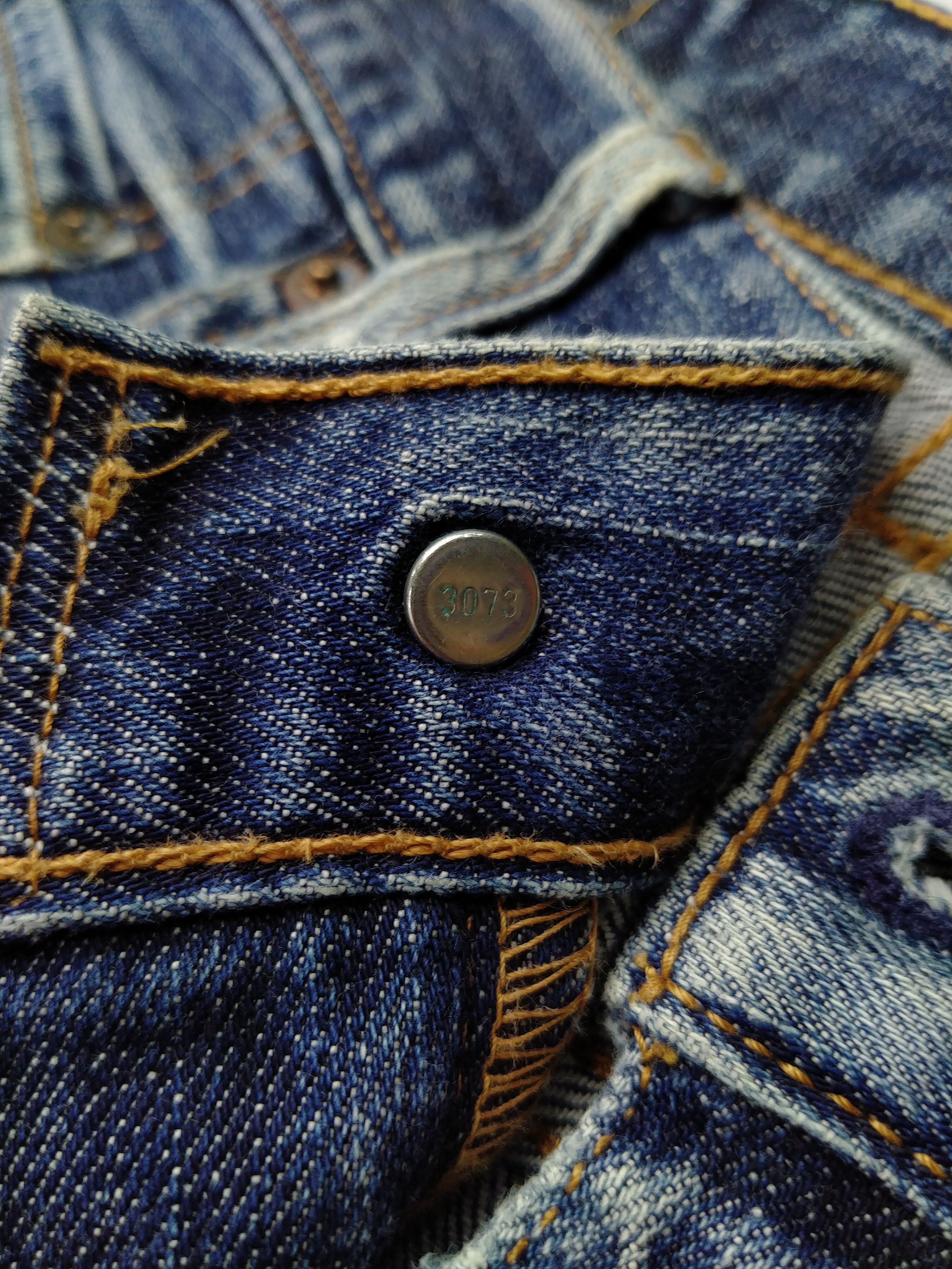 Levi's Blue Distressed Vintage Levi's 517 Flare 33x32 Denim -JN967 Size US 33 - 6 Thumbnail