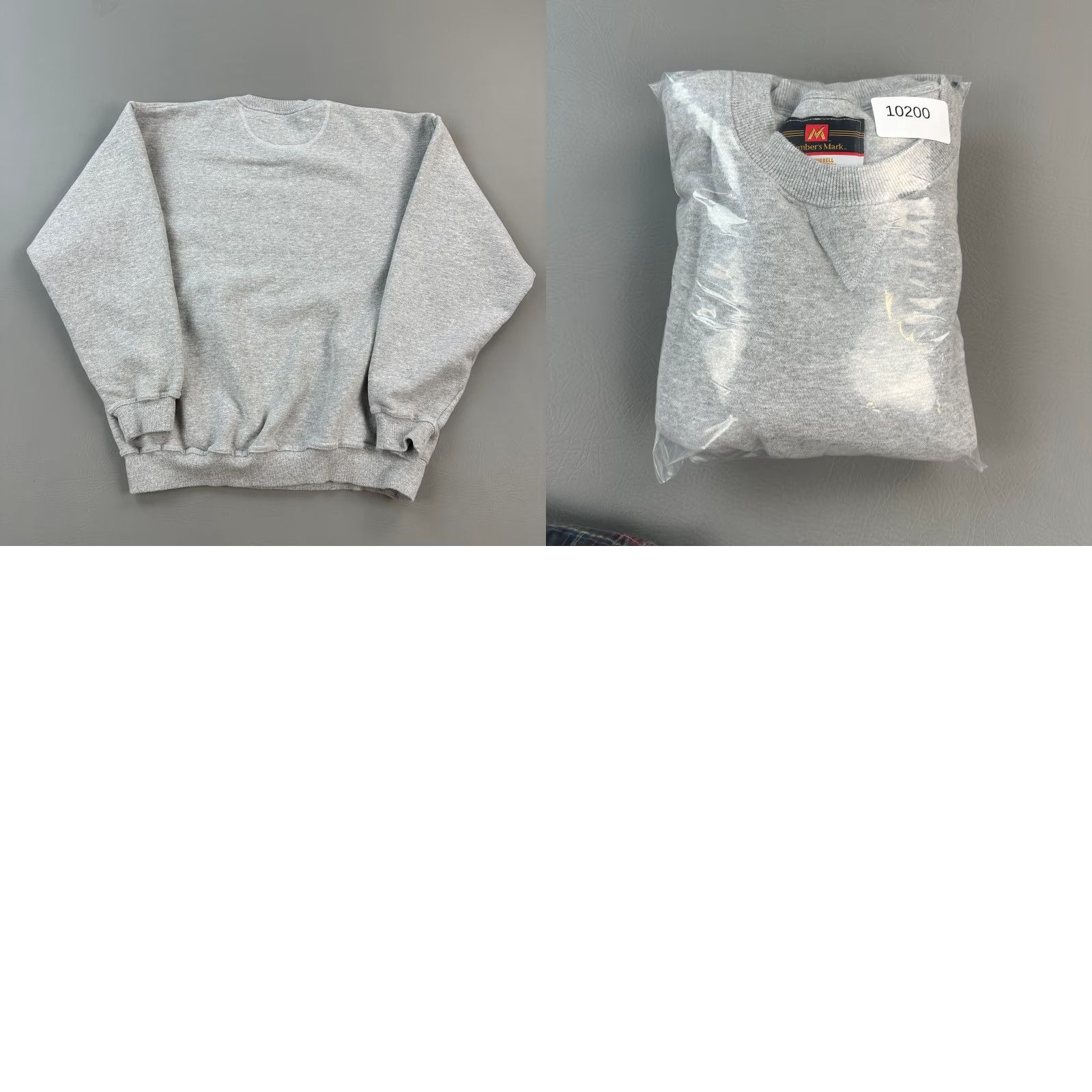 Russell Athletic VINTAGE Russell Athletic Sweatshirt Mens XL Gray Pullover Crew Neck Cotton Blend Fleece Logo 90s Retro Sports USA Size US XL / EU 56 / 4 - 8 Thumbnail