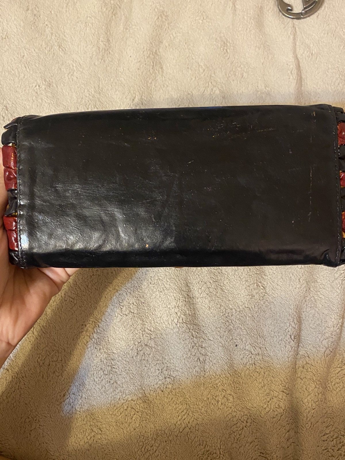 Miu Miu Miu Miu Leather Ruffle Wallet Size ONE SIZE - 3 Thumbnail