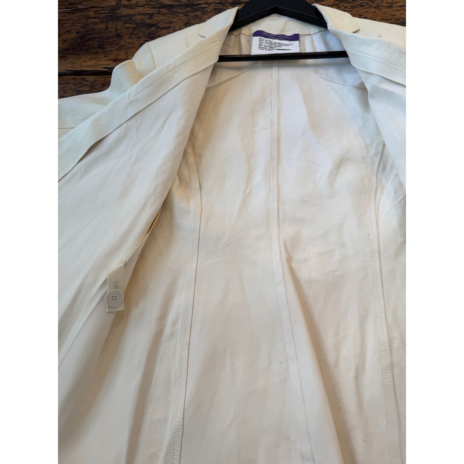 Ralph Lauren Purple Label Ralph Lauren Purple Label Sample Leather Belinda Jacket Size S / US 4 / IT 40 - 10 Thumbnail