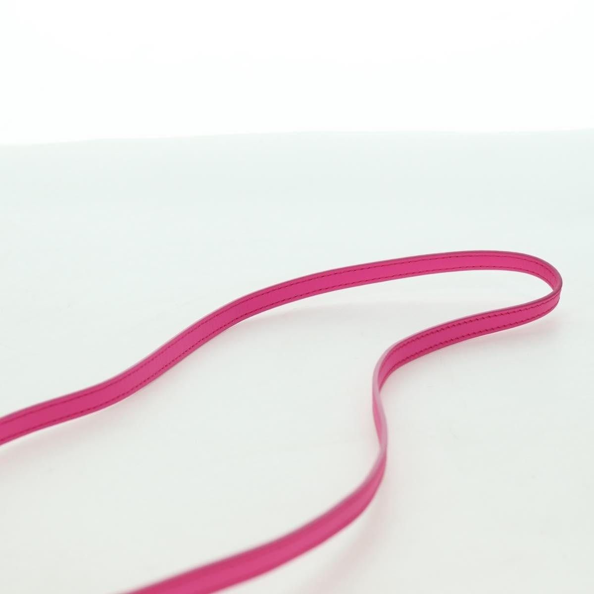 Loewe Loewe Anagram Raffia Shoulder Bag Pink Size ONE SIZE - 12 Thumbnail