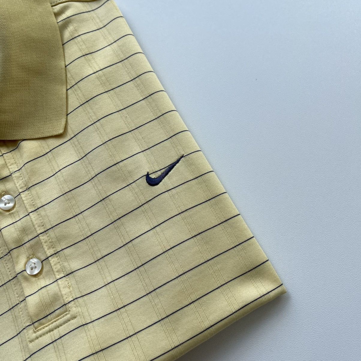 Nike × Tiger Woods × Vintage Nike Tiger Woods Golf LaManga Club Vintage Stripe Polo Shirt Size US XL / EU 56 / 4 - 6 Thumbnail
