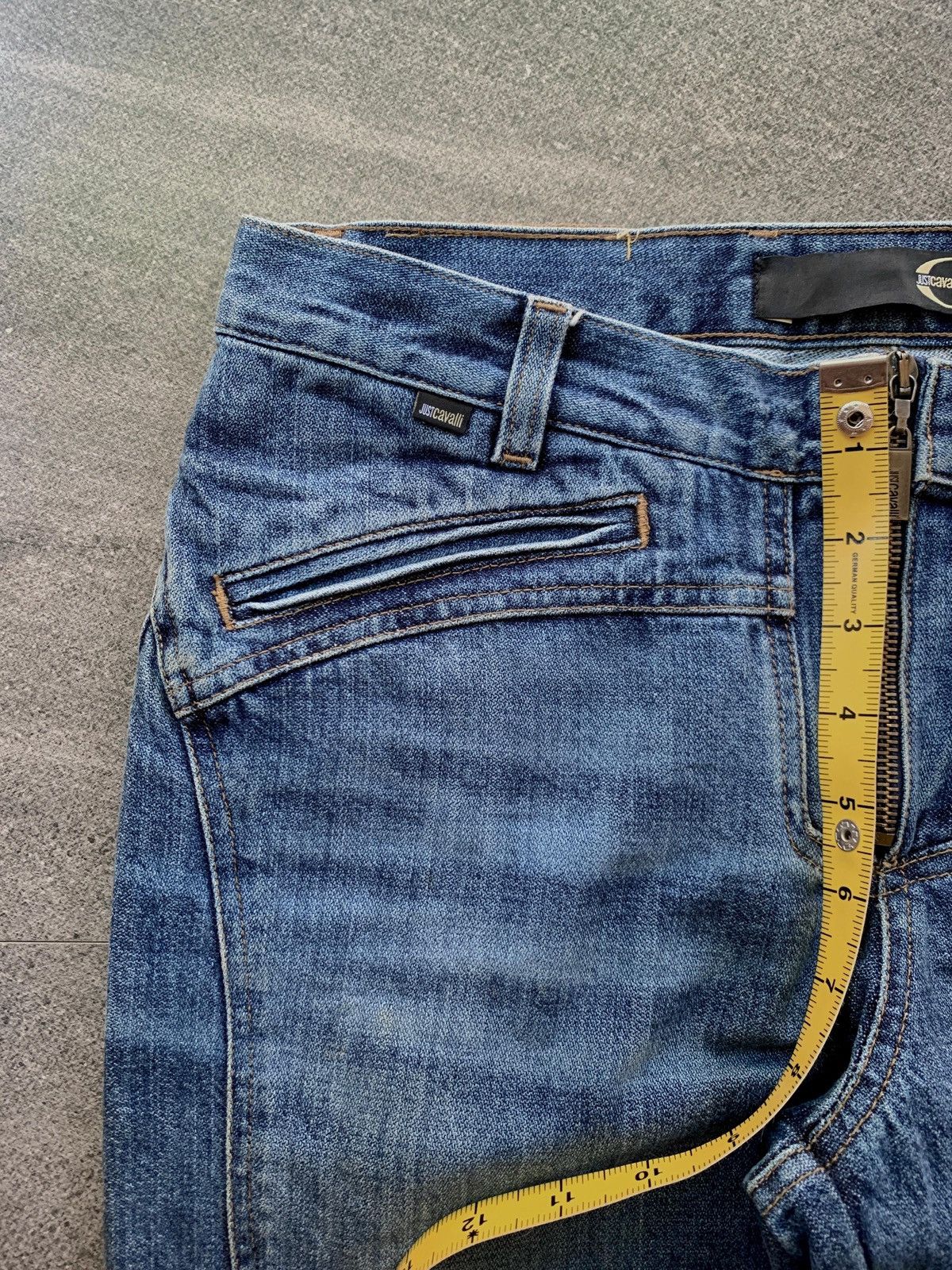Roberto Cavalli FREE TAX! Just Cavalli Flared Denim Jeans Size US 28 / EU 44 - 18 Thumbnail