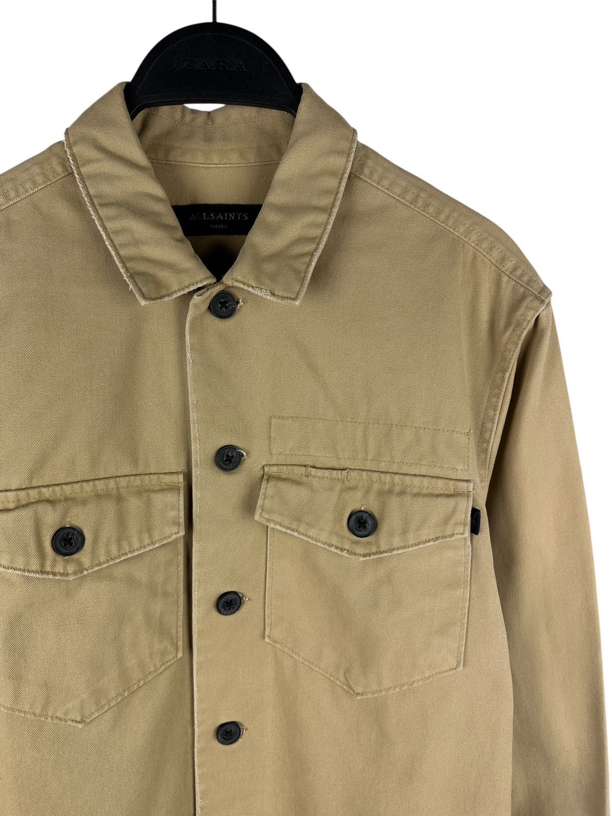 Allsaints Allsaints Encamp Distressed Heavy Shirt L/S Jacket Overshirt Size US S / EU 44-46 / 1 - 3 Thumbnail
