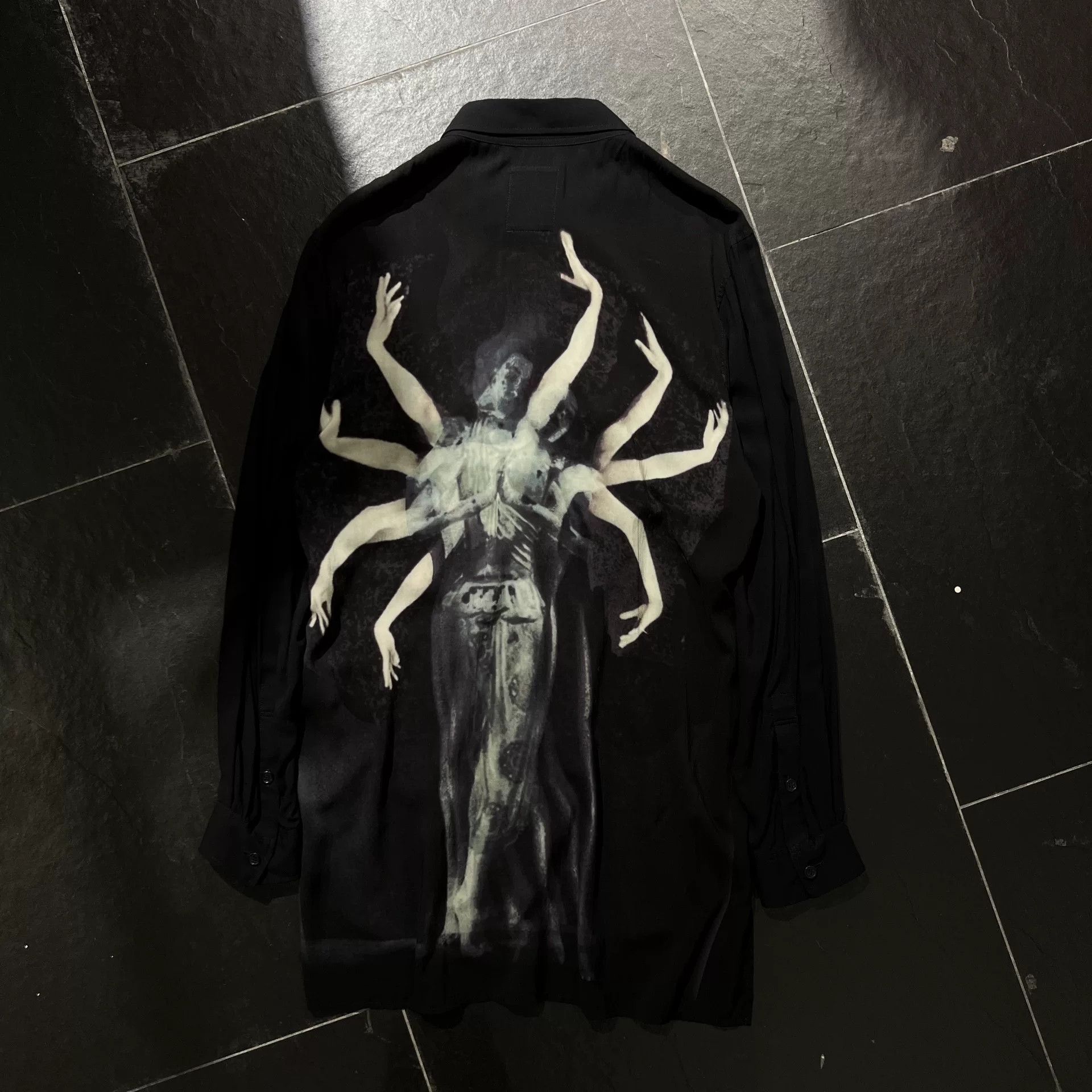 Yohji Yamamoto Yohji Yamamoto Black Scandal Long Shirt Size US M / EU 48-50 / 2 - 1 Thumbnail