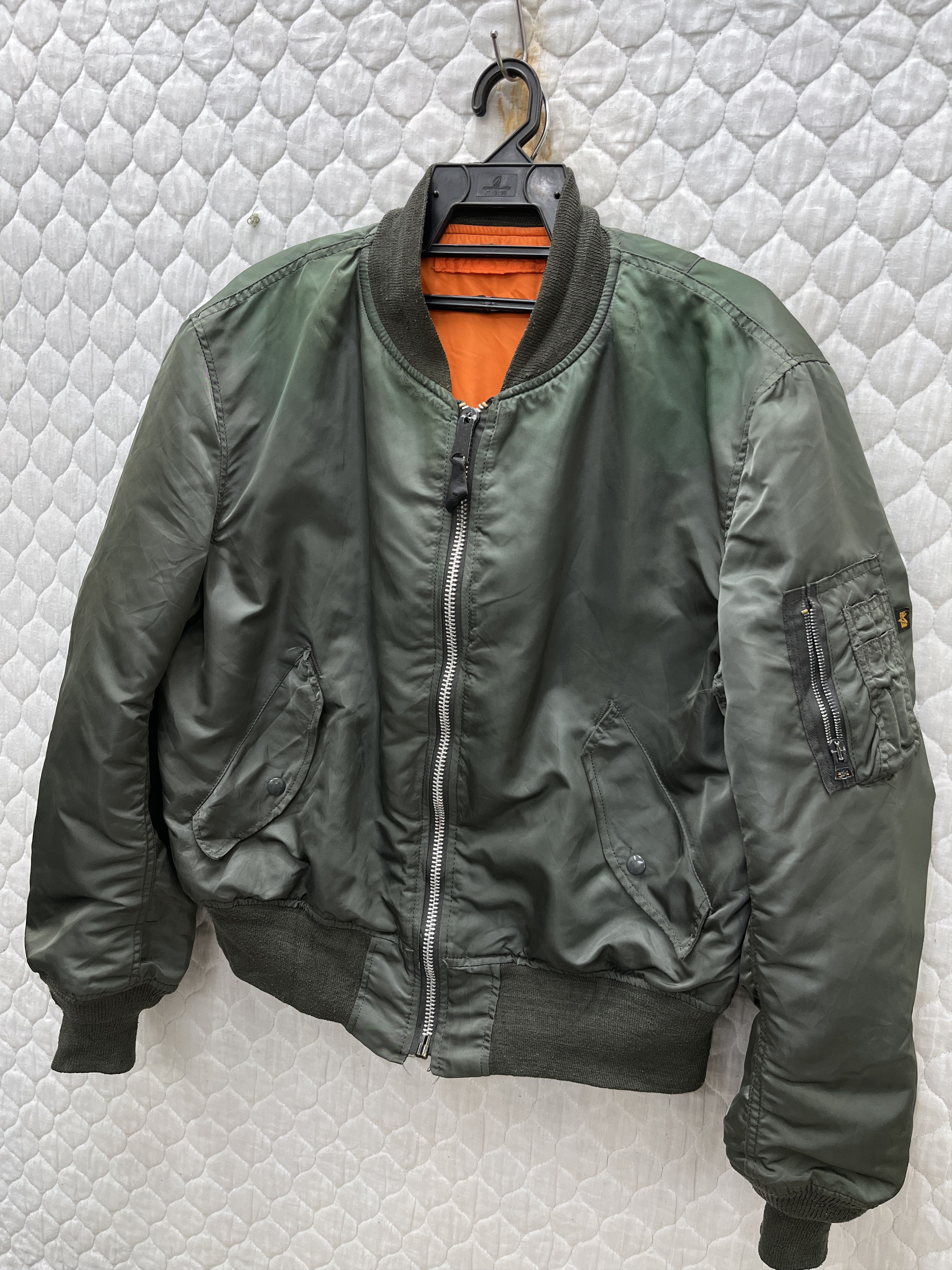 Alpha Industries 🔥🔥🔥STEALS VTG ALPHA INDUSTRIES MA1 BOMBER JACKET Size US L / EU 52-54 / 3 - 2 Thumbnail