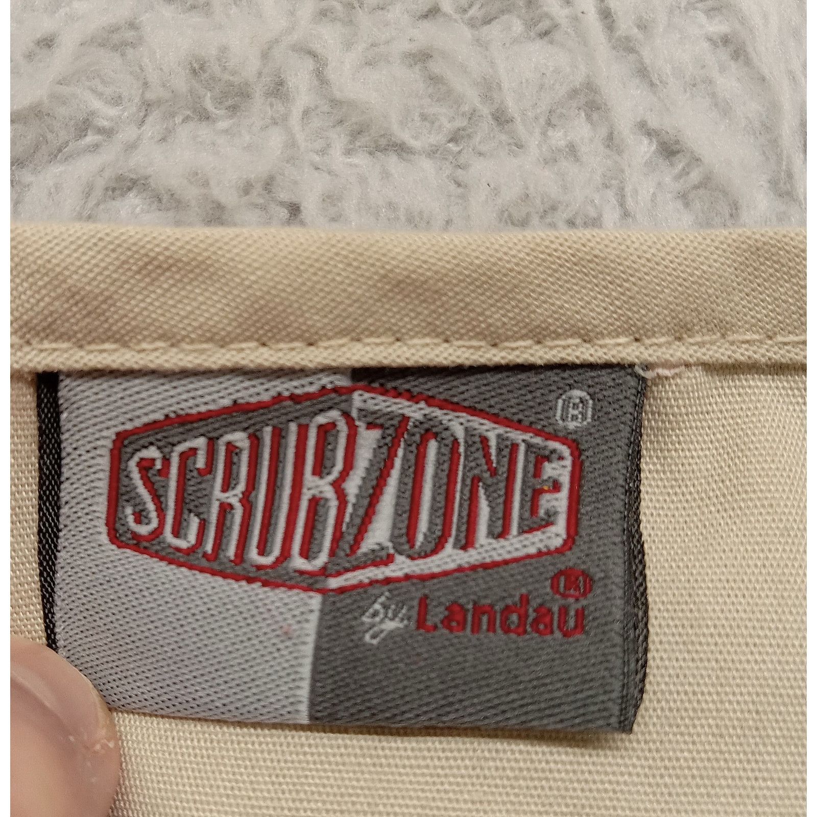 & Other Stories Scrub Zone Landau Scrub Top S Women's Short Sleeve Beige Size S / US 4 / IT 40 - 4 Thumbnail