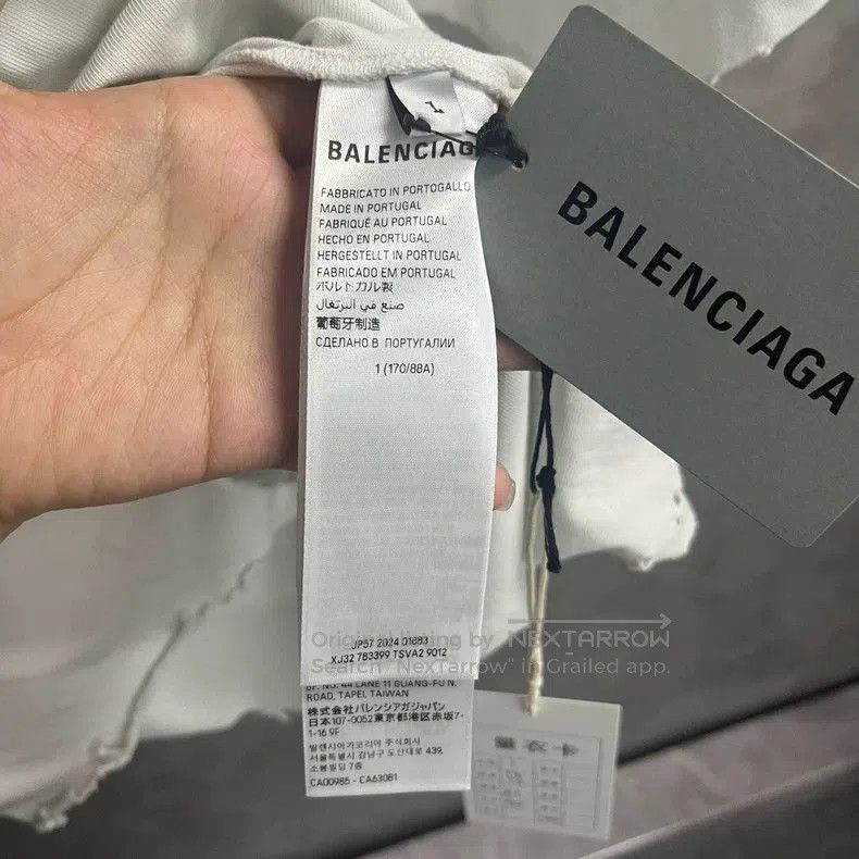 Balenciaga Balenciaga 25 White Short Sleeve T-shirt. Size US XS / EU 42 / 0 - 3 Thumbnail