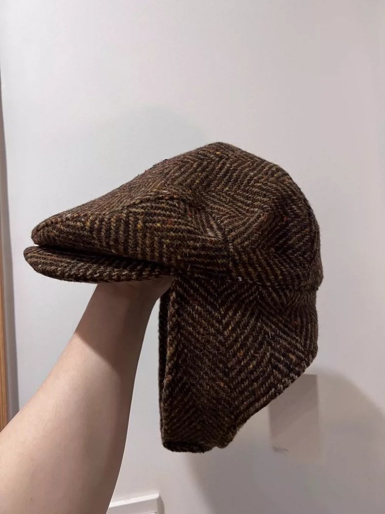 Aime Leon Dore Aime Leon Dore Herringbone Earflap Hat-2508 Size ONE SIZE - 4 Thumbnail
