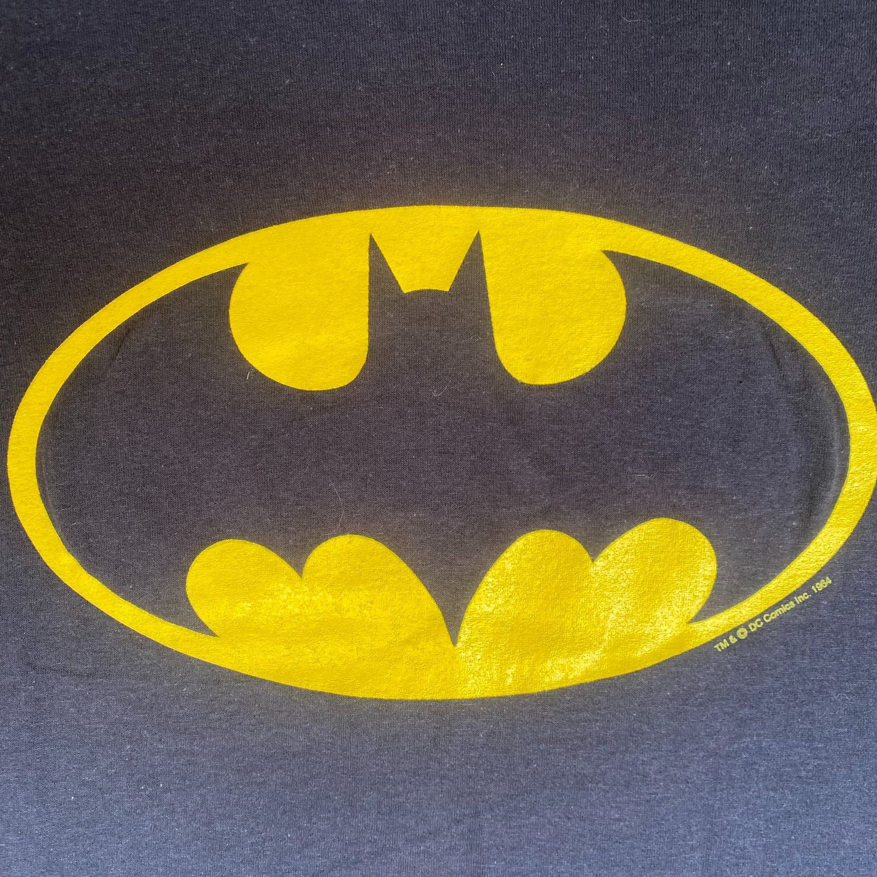 DC Comics Vintage 80s Batman Logo Shirt Single Stitch DC Comics Tee Size US L / EU 52-54 / 3 - 3 Thumbnail