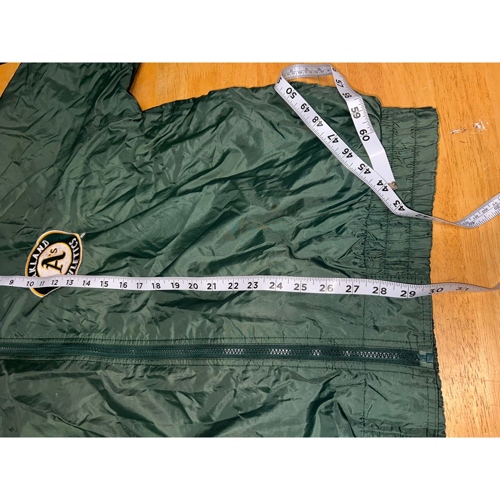 MLB Vintage MLB Oakland Athletics Jacket Bomber Green Baseball X Size US XL / EU 56 / 4 - 12 Thumbnail