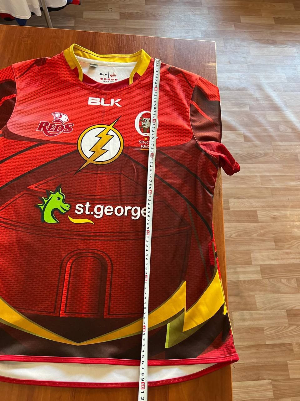 Sports Specialties 2015 QUEENSLAND REDS FLASH BLK RUGBY UNION JERSEY SHIRT 2XL Size US XXL / EU 58 / 5 - 13 Thumbnail
