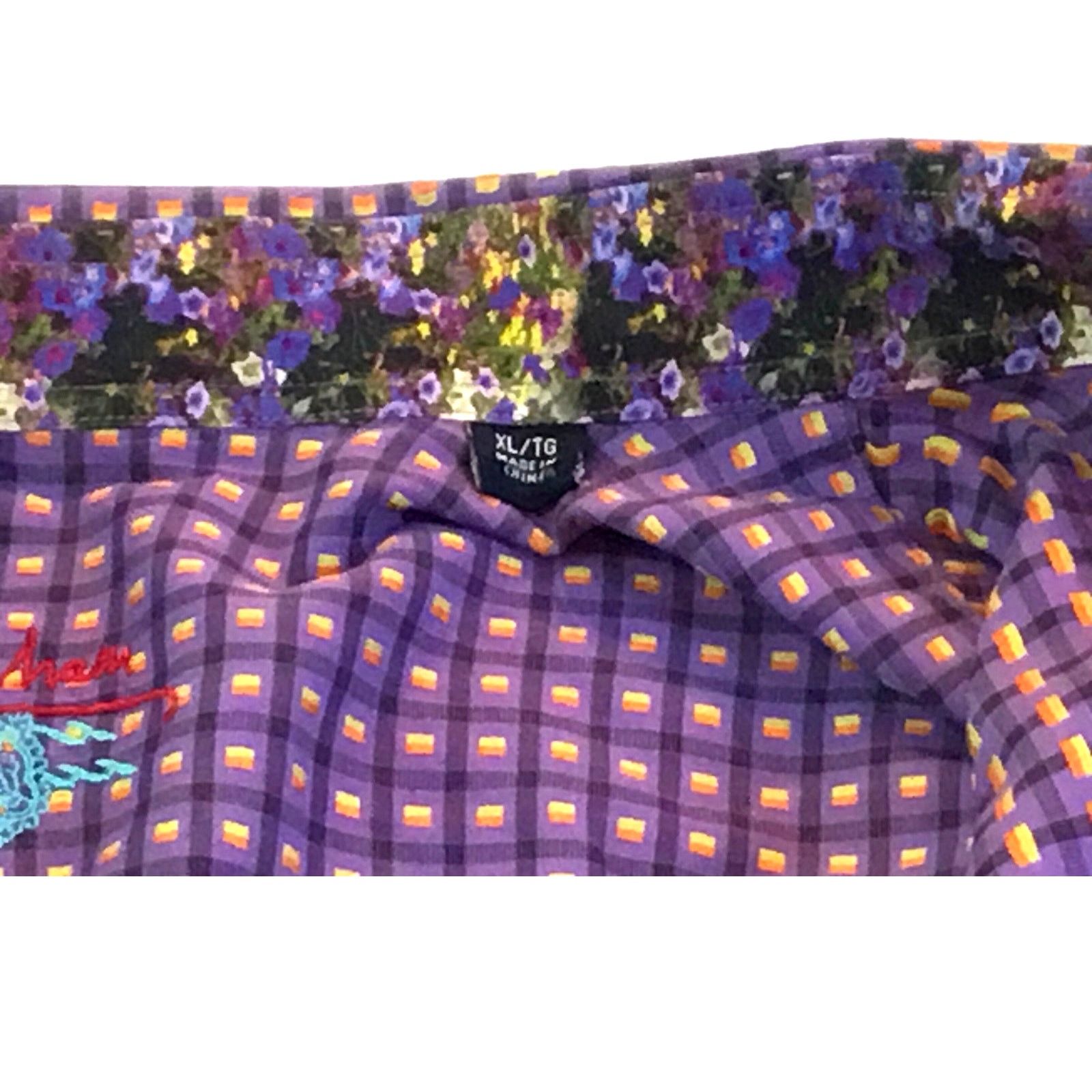 Robert Graham Robert Graham XL Purple Print Long Sleeve Shirt Size US XL / EU 56 / 4 - 6 Thumbnail