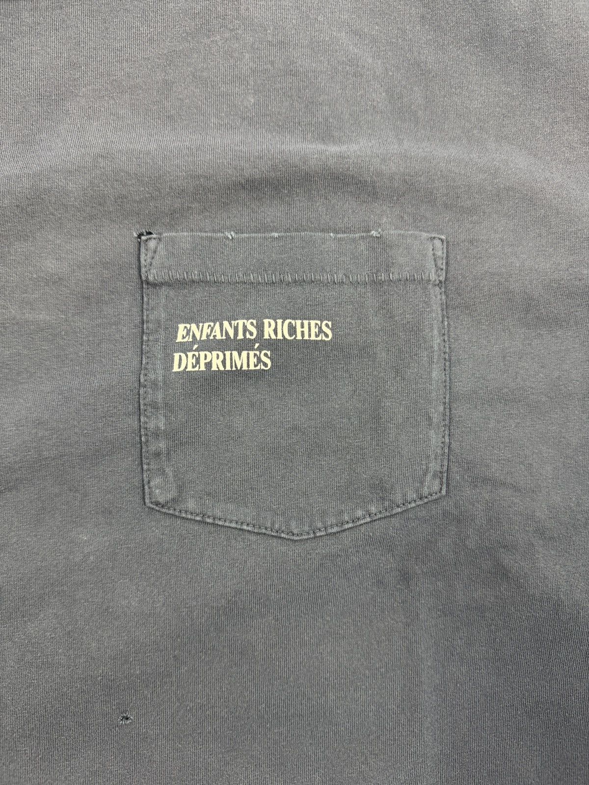Enfants Riches Deprimes CLASSIC LOGO POCKET FADED DISTRESSED LONG SLEEVE T-SHIRT Size US XXL / EU 58 / 5 - 3 Thumbnail