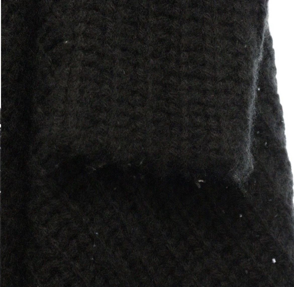 Chrome Hearts CHROME HEARTS Black Wool Buttonless Cardigan Size US S / EU 44-46 / 1 - 4 Thumbnail